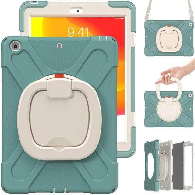 Durable Shockproof Case for iPad 7th & 8th Generation - Heavy Duty Rugged Protection for Work, Travel & Outdoor Adventures