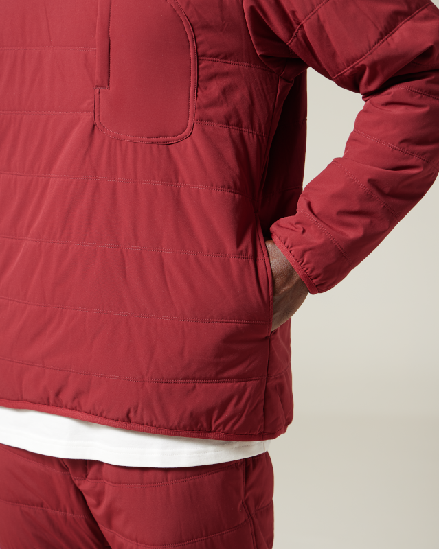 Flexible Insulated Pullover Jacket for Men & Women - Lightweight, Waterproof & Windproof Outdoor Wear for Hiking, Camping & Winter Sports