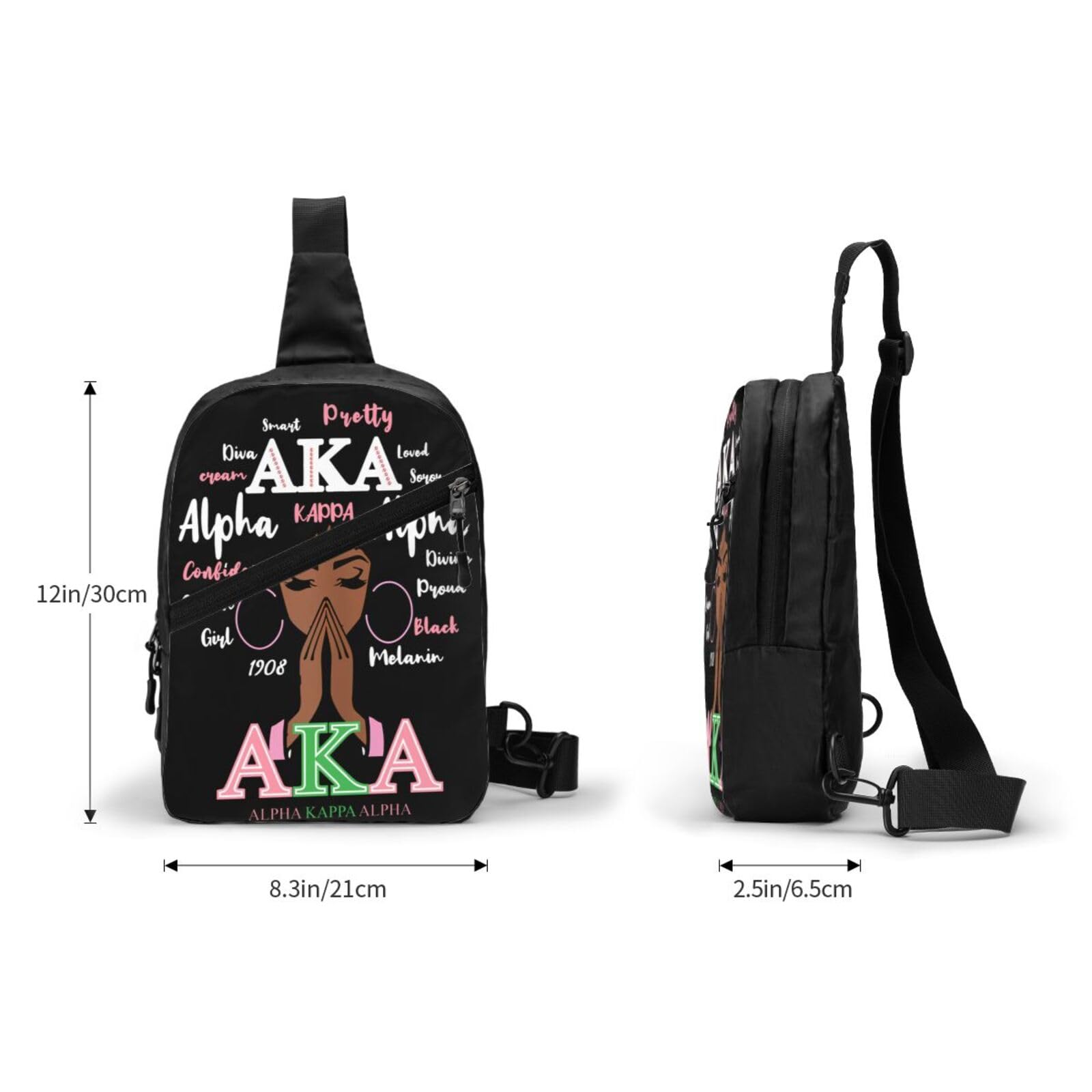 Trendy Sling Bags for Women - Lightweight Crossbody Shoulder Backpack - Perfect Sorority Gifts & Everyday Use for College, Travel, and Outdoor Activities