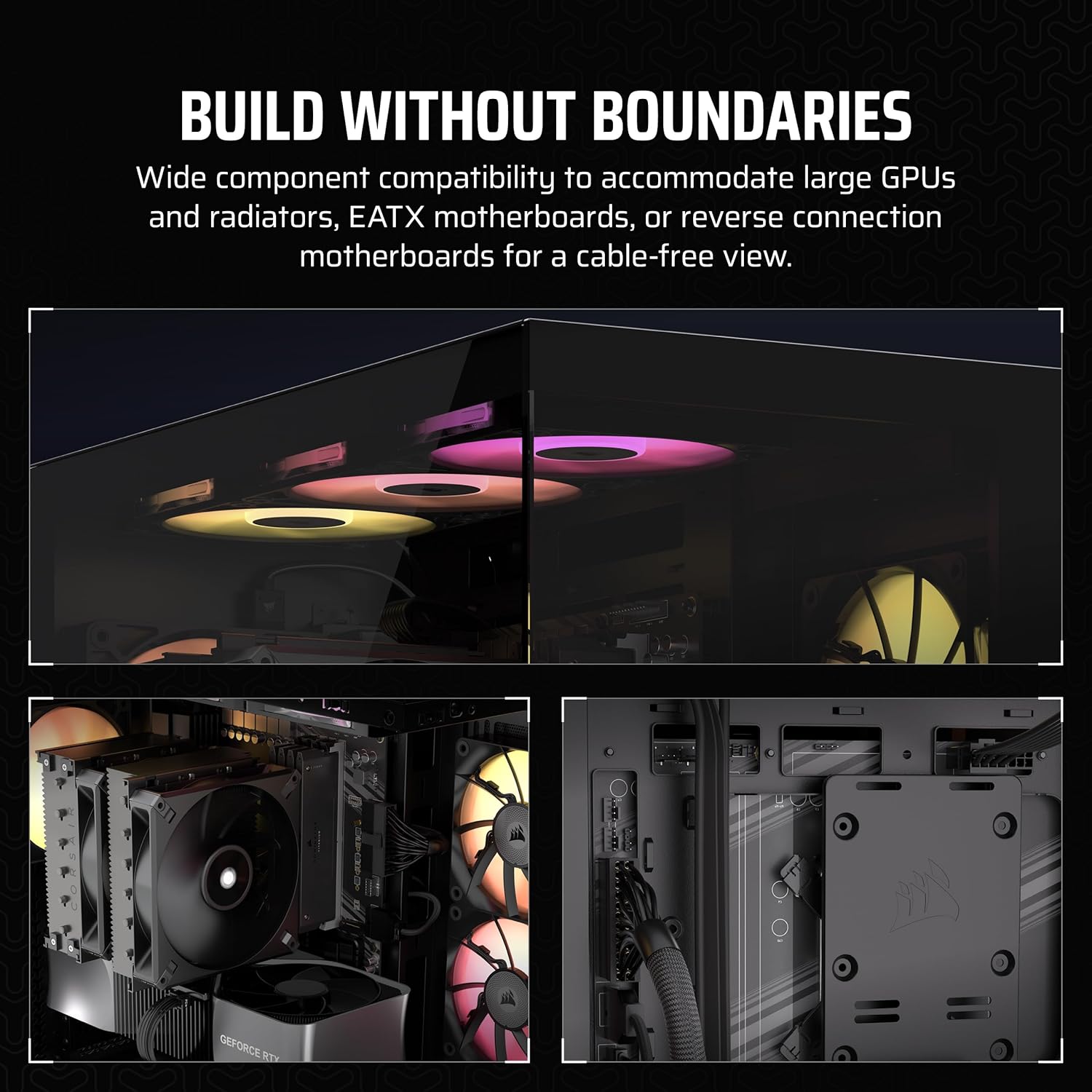 Corsair 3500X ARGB Mid-Tower ATX Gaming PC Case - High Airflow Tempered Glass Design for Ultimate Gaming Setup & Streaming Battlestation