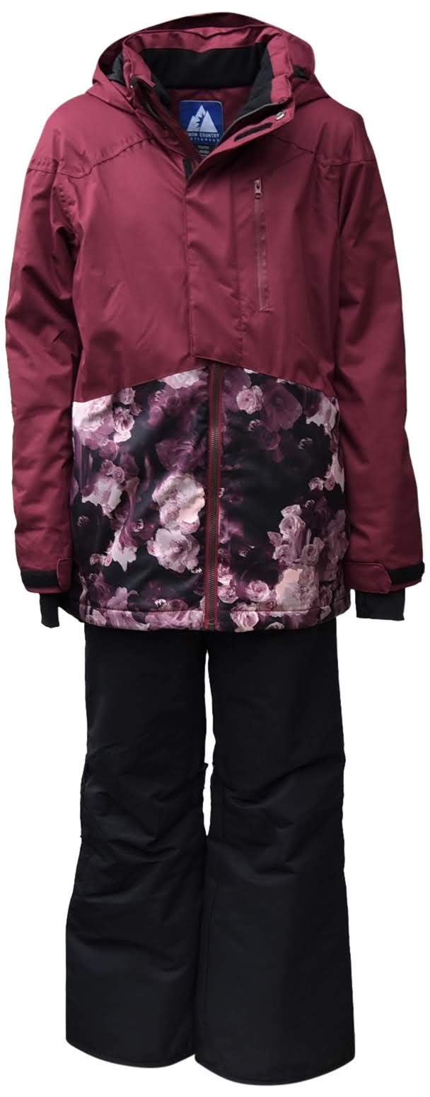 Girls' Big Youth 2-Piece Snow Suit Set - Waterproof Ski Jacket & Pants for Winter Outdoor Activities | Snowboarding, Sledding & Cold Weather Play