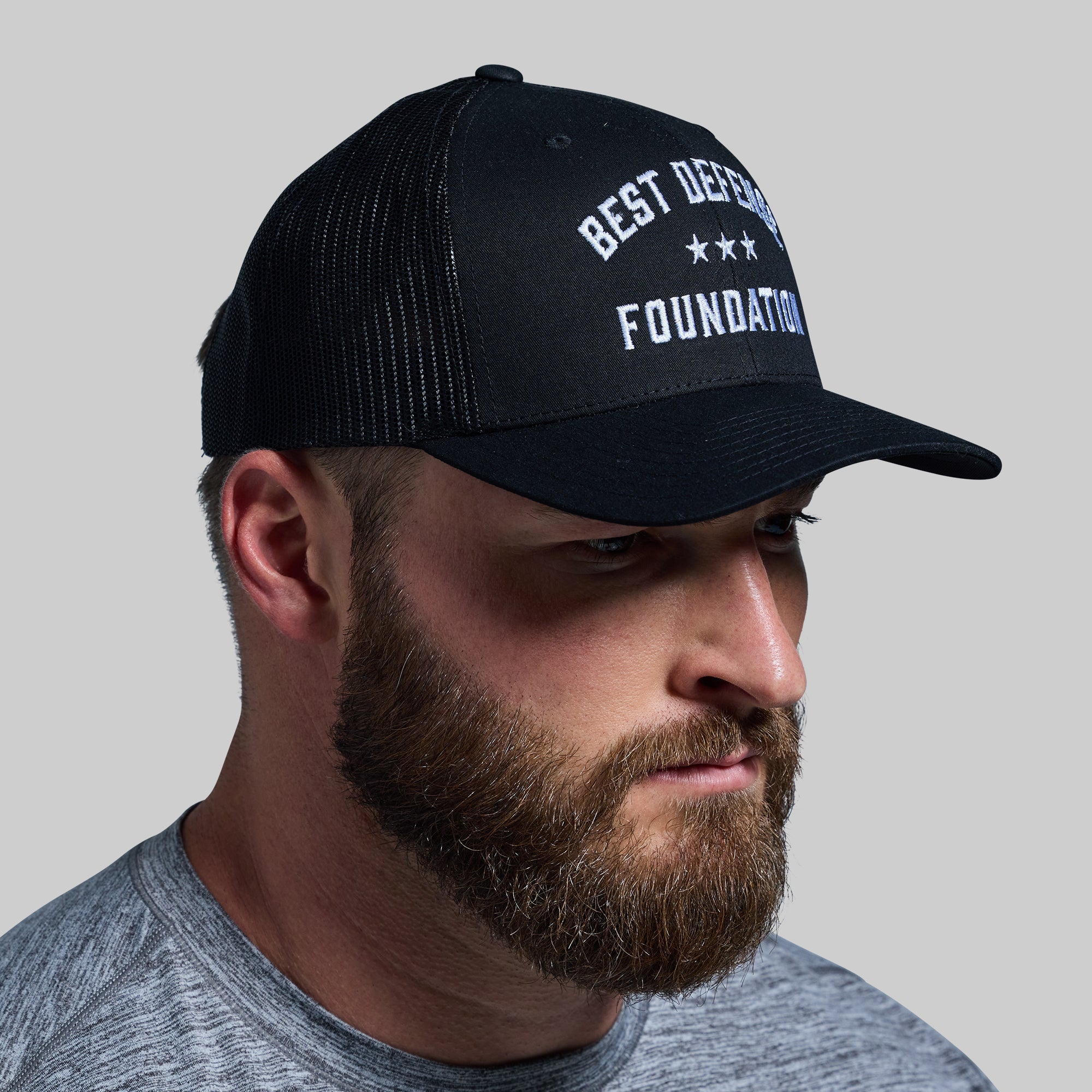BDF Born Primitive Trucker Hat for Men & Women - Adjustable Snapback Cap, Black - Perfect for Outdoor Activities, Hiking, and Casual Wear