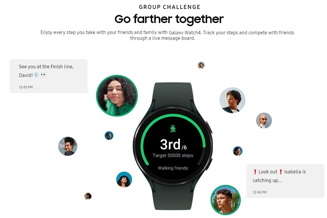 Samsung Galaxy Watch 4 Classic 46mm Smart Watch with GPS, WiFi, Bluetooth - International Version (Silver) | Fitness Tracker, Heart Rate Monitor, Sleep Tracking for Men & Women | Perfect for Workouts, Running, Swimming & Daily Use