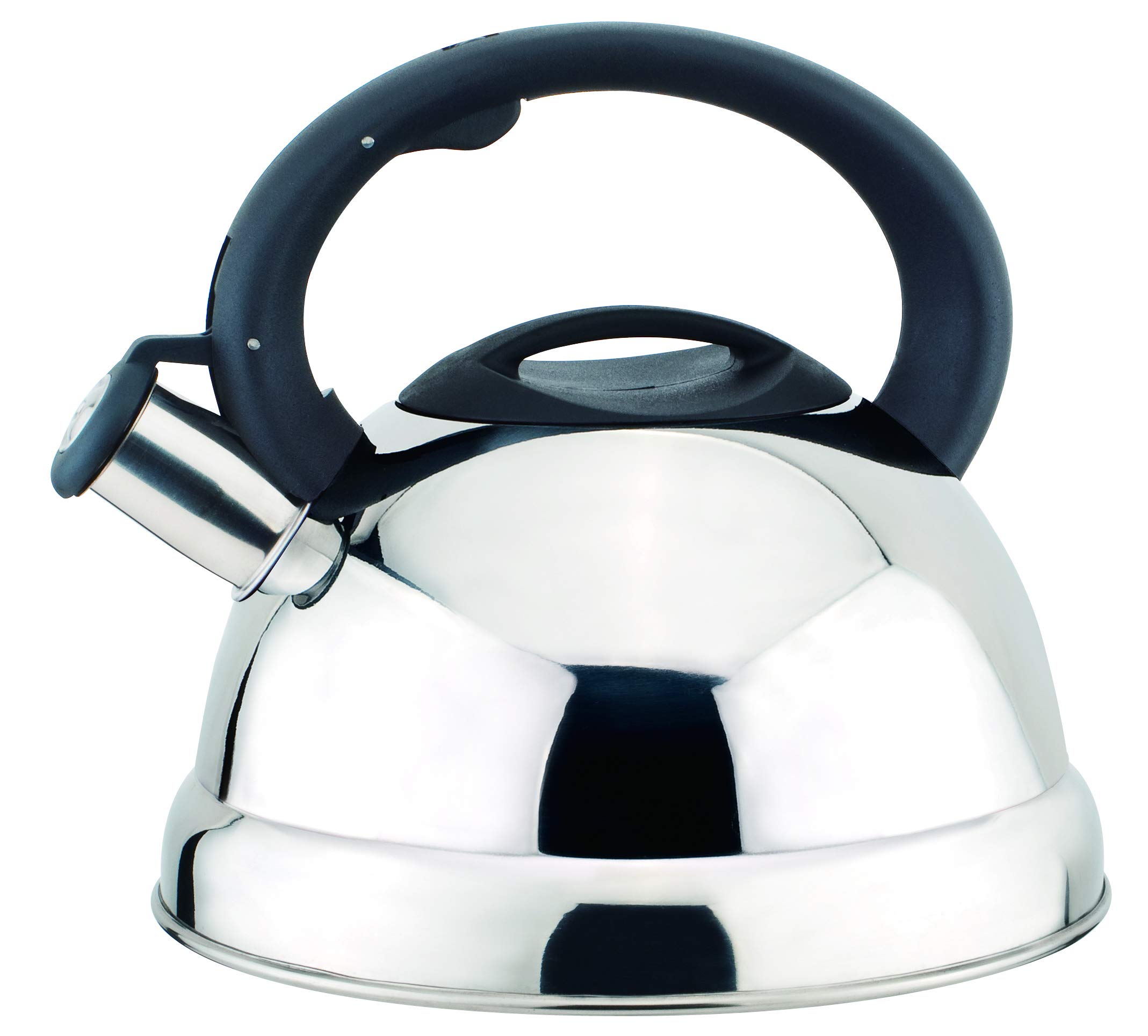 Stainless Steel Whistling Tea Kettle with Nylon Handle - 3.0L Stovetop Kettle for Tea & Coffee - Perfect for Home Kitchen, Office & Camping Use