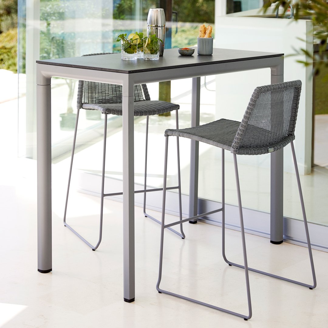 Premium Drop Outdoor Bar Table - Weather-Resistant Patio & Garden Furniture for Backyard, Poolside & Deck Dining