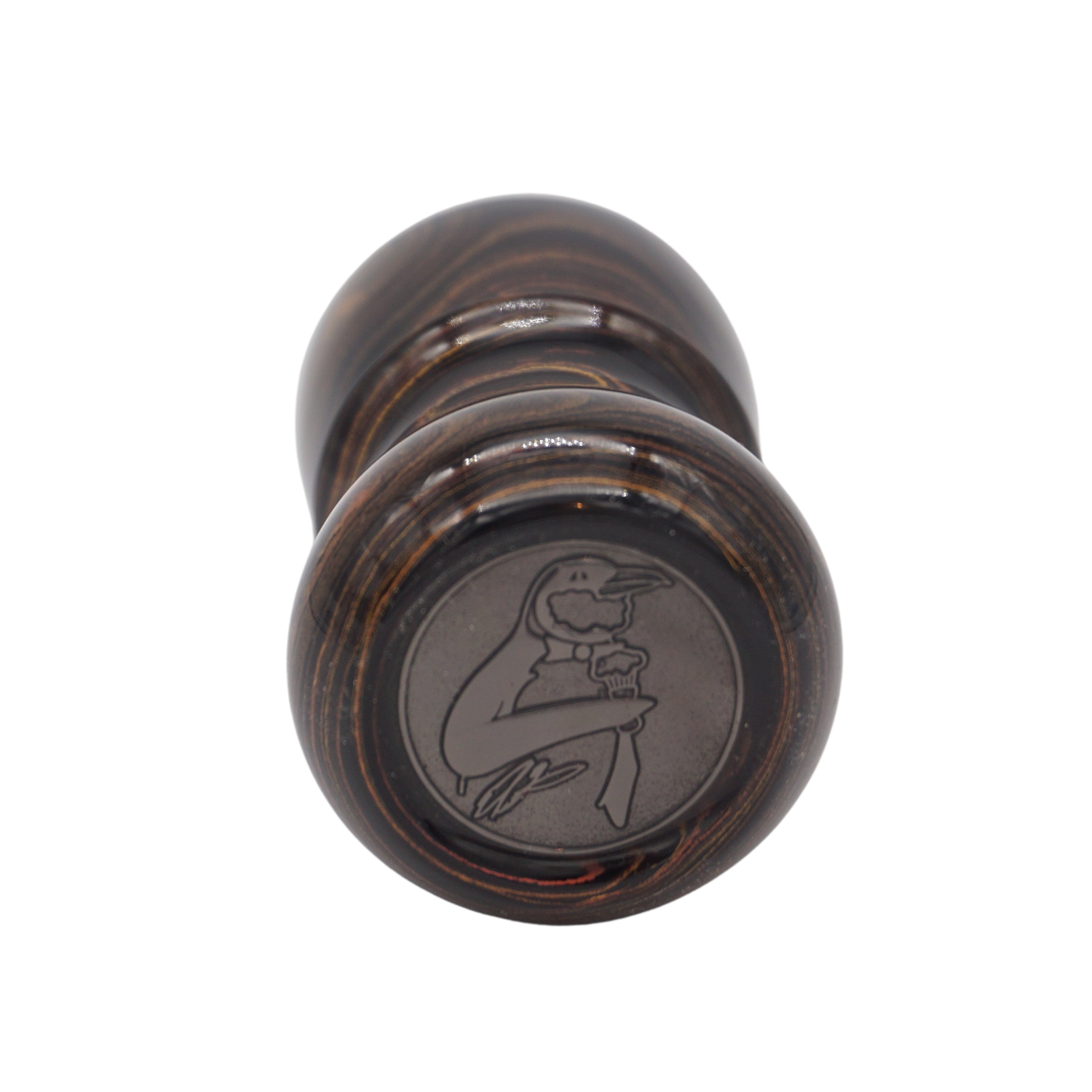 Premium Handcrafted Honey Ebonite Shaving Brush Handle - Fits 24mm & 26mm Knots - Perfect for Wet Shaving & Barber Shop Grooming Rituals