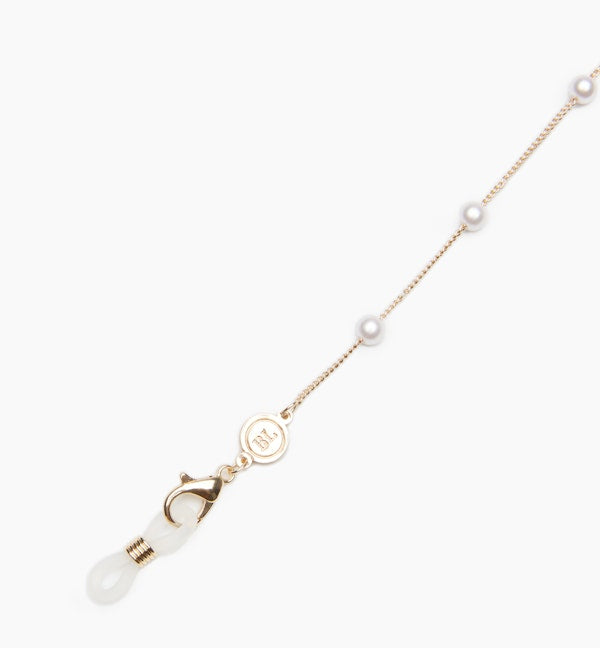 Fashionable Small Pearl Eyewear Chain for Glasses - Elegant Beaded Eyeglass Holder for Women & Men - Perfect for Reading, Driving, and Everyday Use