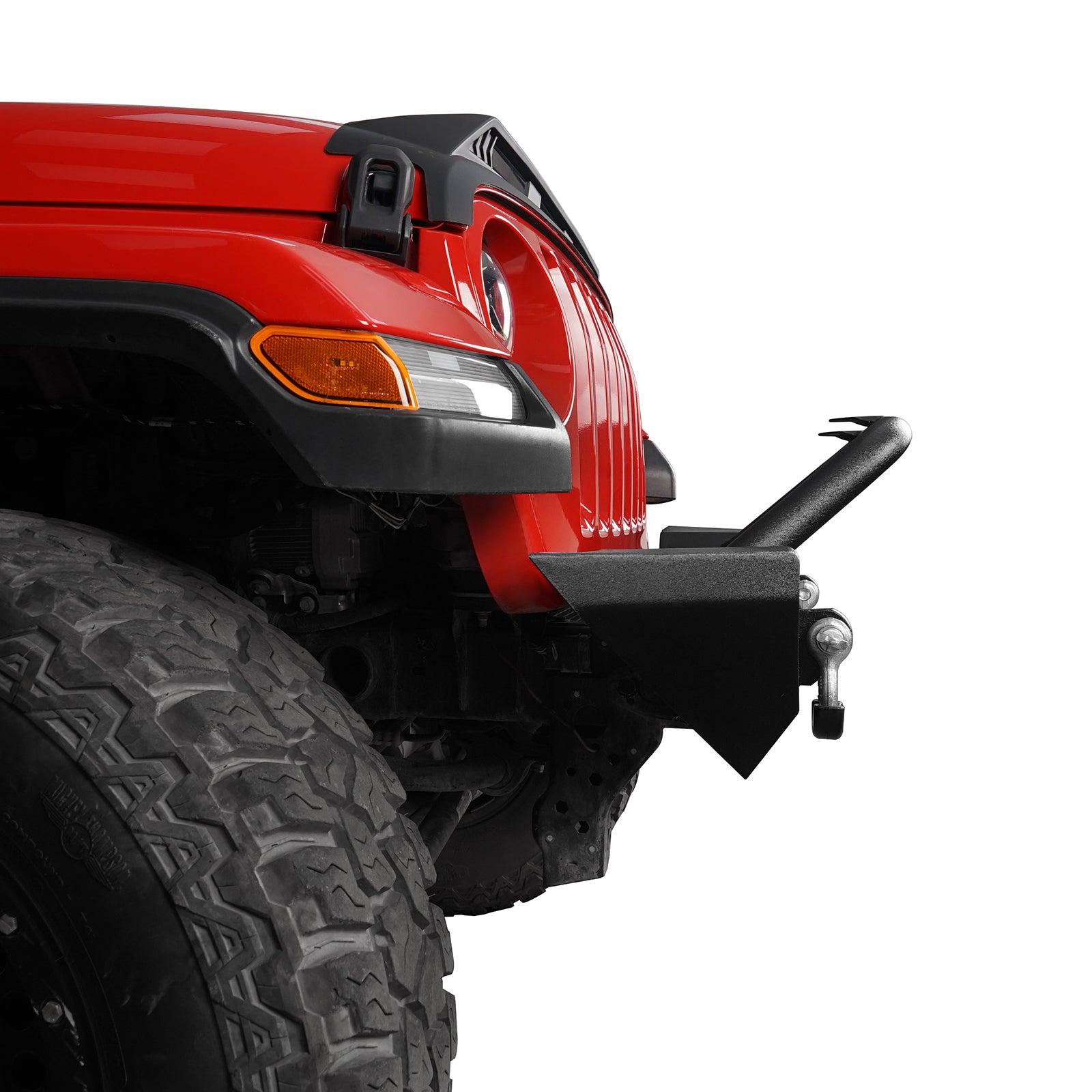 20-24 Jeep Gladiator JT Mid Width Trail Front Bumper with Winch Plate | Heavy Duty Off-Road Protection | Perfect for Rock Crawling & Overlanding Adventures
