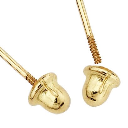 14K Yellow Gold Cubic Zirconia Flower Stud Earrings for Women - Elegant Floral Jewelry Gift for Birthday, Anniversary & Special Occasions