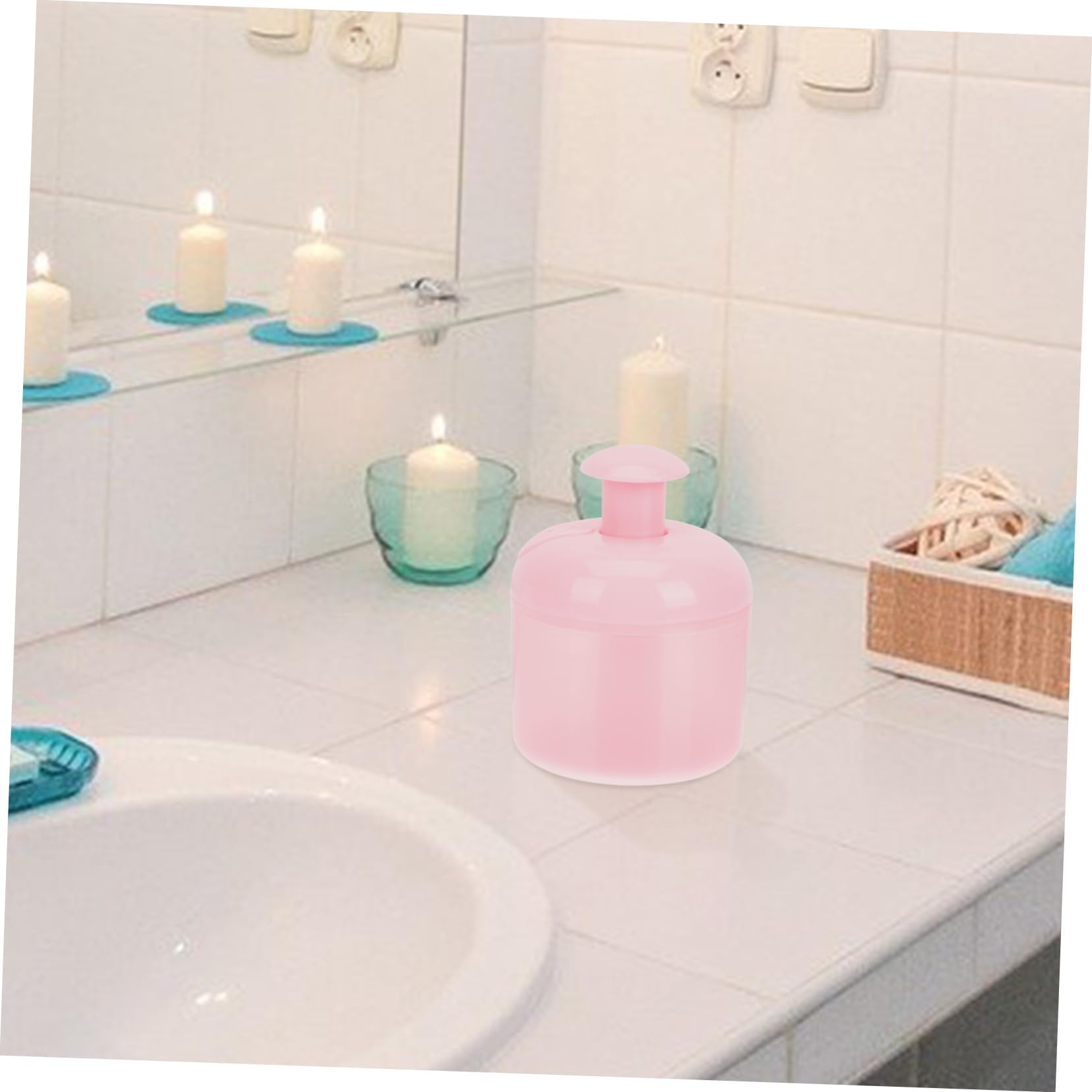 Healeved 3-Pack Facial Foamers & Shower Gel Bubbling Cup - Foam Maker & Cleansing Gel Dispenser for Bath & Shower | Pink PP Bubble Machine for Gentle Skin Cleansing & Spa Relaxation at Home