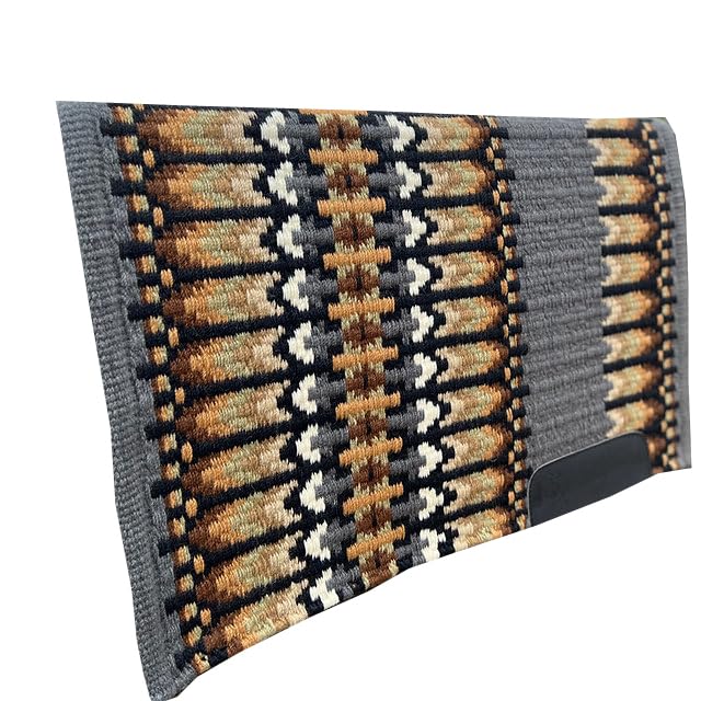 Premium Handmade Wool Western Horse Saddle Blanket - 34
