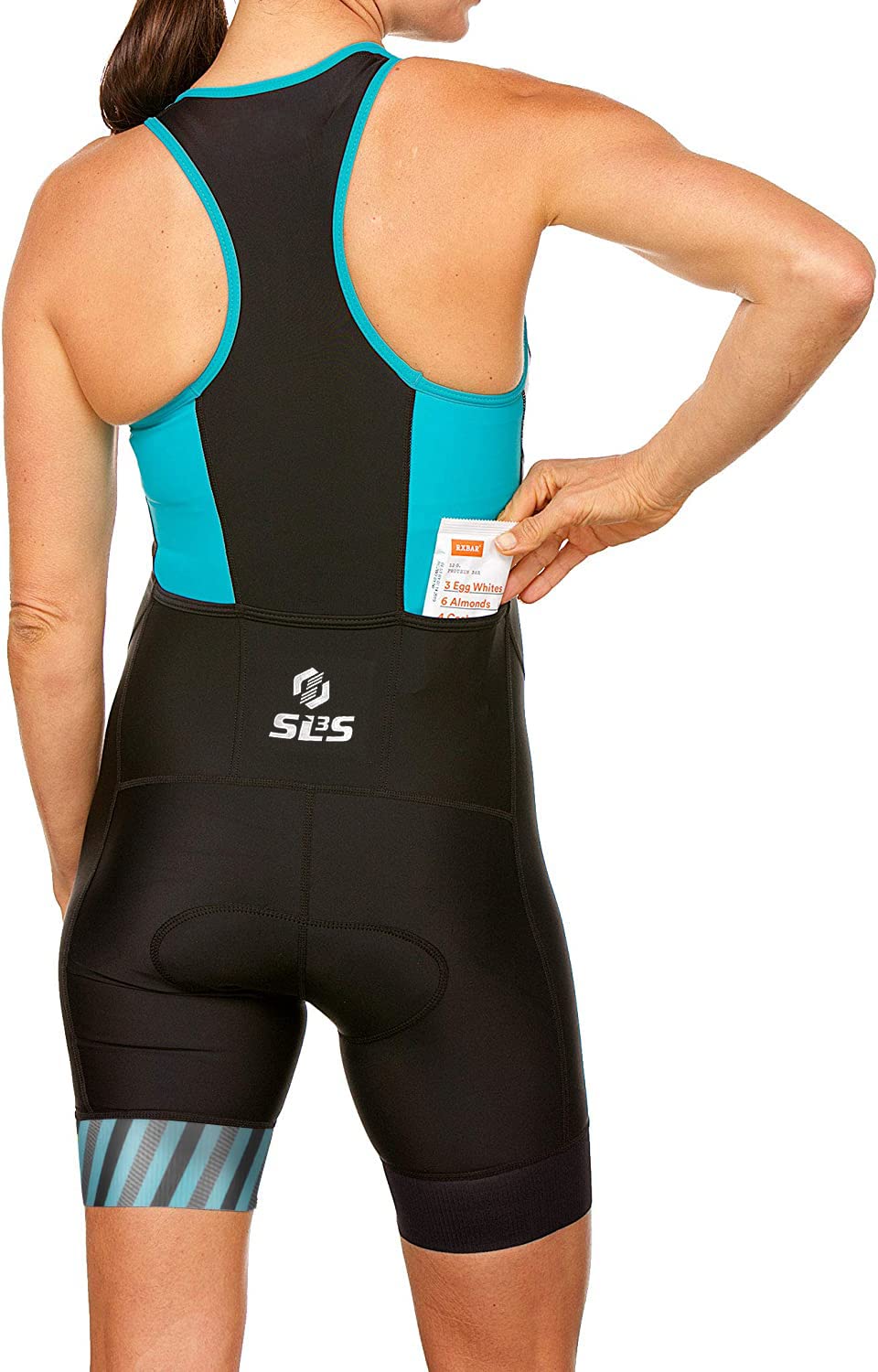 Women's Triathlon Suit - One Piece Triathlon Racing Suit with Breathable FRT Fabric for Comfort & Durability - No Shelf Bra - Ideal for Sprint, Olympic & Ironman Competitions