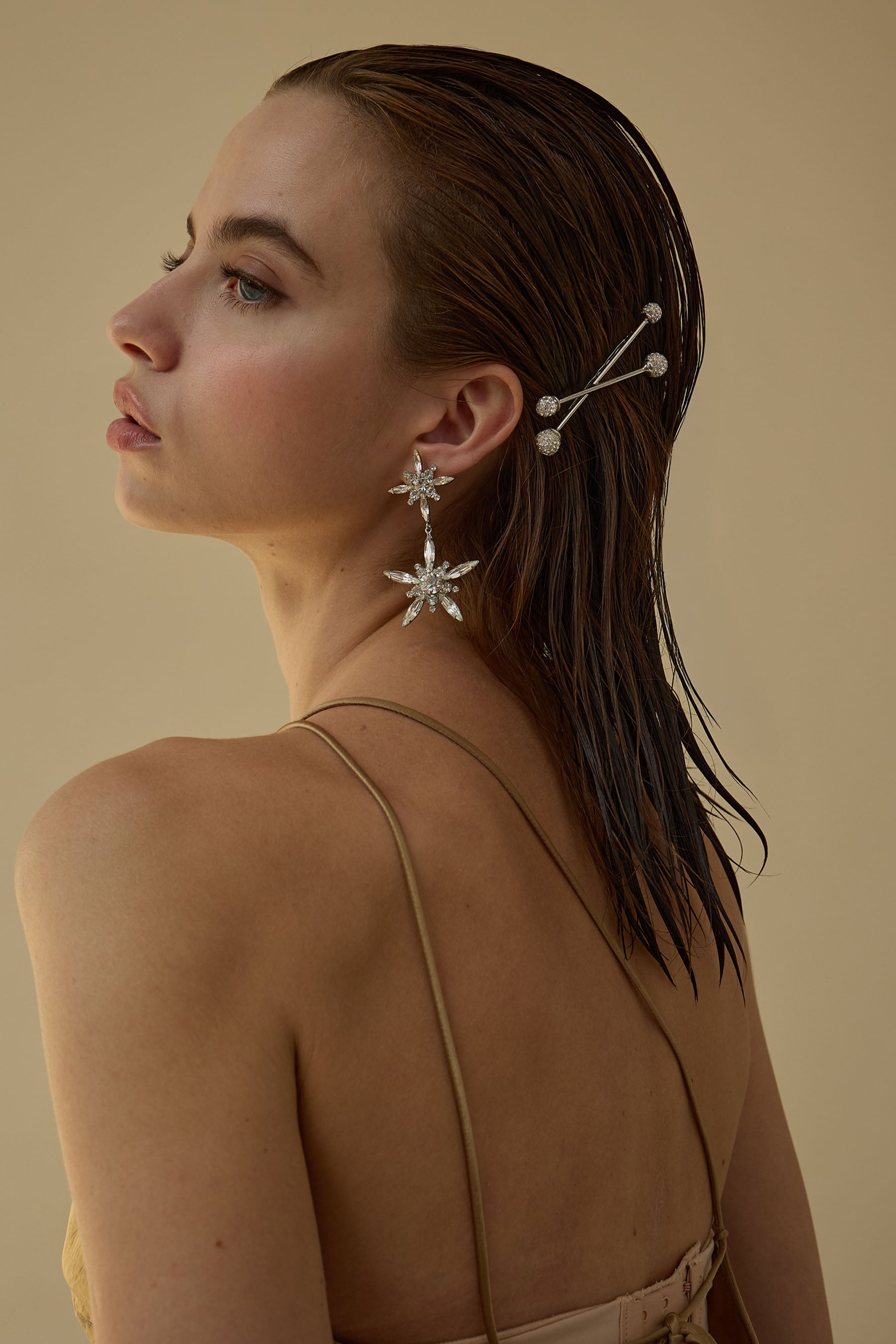 Avril Crystal Drop Earrings for Women - Elegant Dangling Rhinestone Jewelry for Party, Wedding & Evening Wear | Hypoallergenic & Lightweight Fashion Accessories