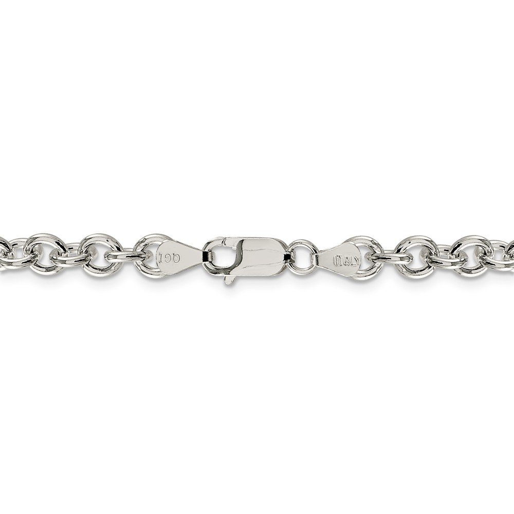 925 Sterling Silver 6.10mm Cable Chain Necklace with Lobster Clasp - Durable & Elegant Jewelry for Women, Perfect for Daily Wear, Gifts & Special Occasions