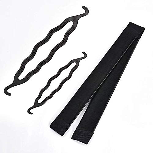 ASG 3-Pack Hair Twist Bun Maker Set with French Twist Donut - Hair Accessories for Women & Girls - Perfect for Updos, Ponytails & Formal Occasions