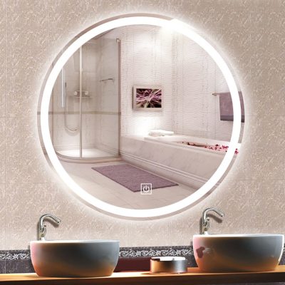 A Glimpse into Perfection: The Round LED Bathroom Vanity Mirror