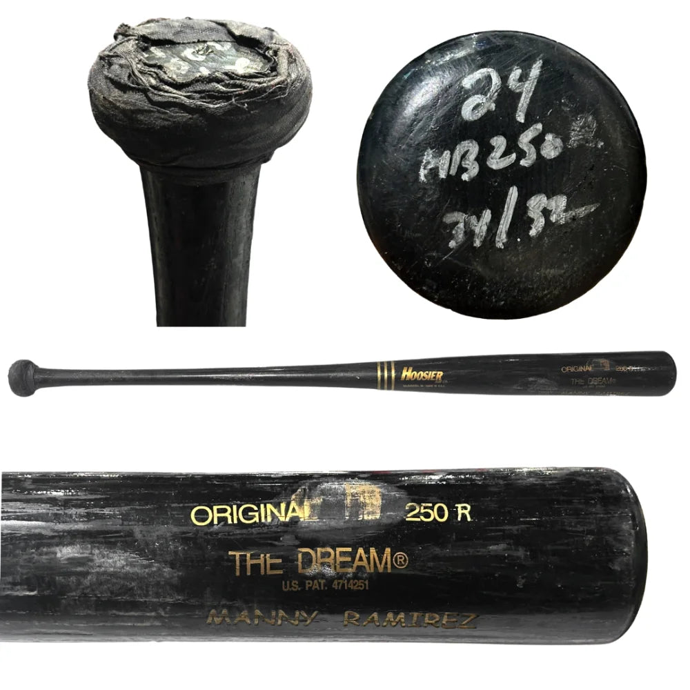 Authentic Manny Ramirez Game Used Baseball Bat - Cleveland Indians Memorabilia with JT Sports COA - Perfect for Sports Collectors & Fans, Home Decor, Man Cave Display