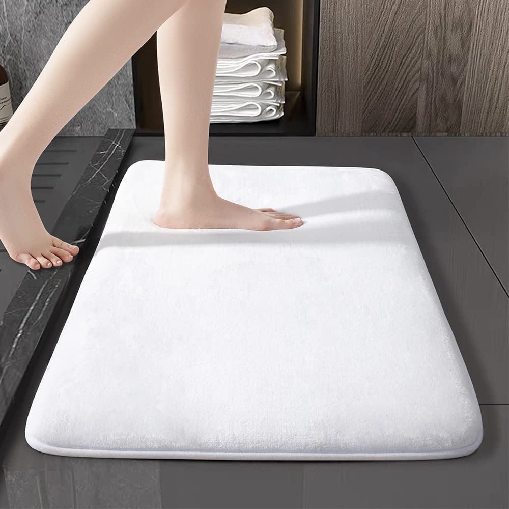 SONORO KATE Memory Foam Bath Mat - Soft Non-Slip, Absorbent & Washable for Bathroom Floor (32