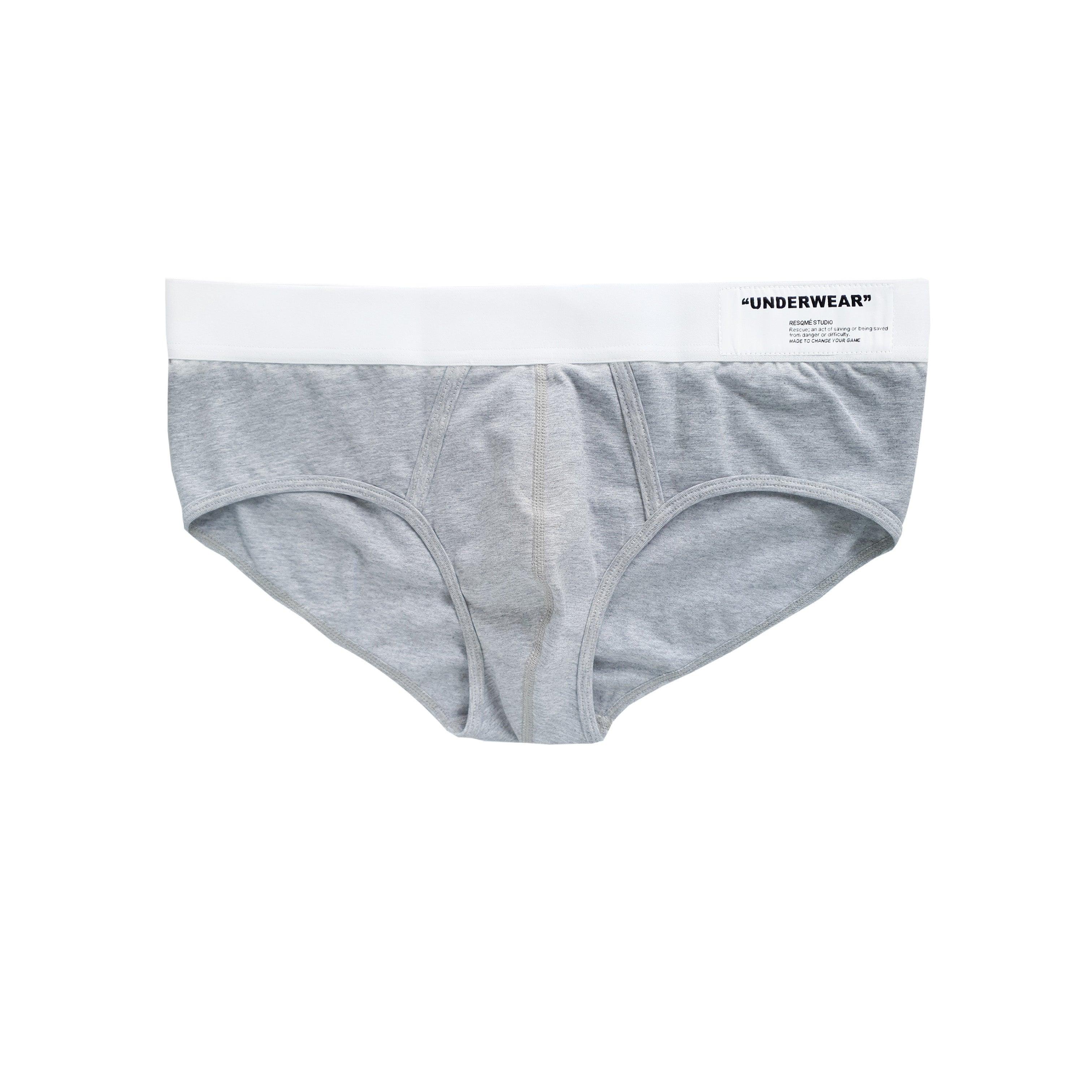 Premium Men's Underwear Briefs - Soft Cotton Storm Grey Boxer Shorts for Everyday Comfort & Support | Workout, Lounge & Sleep Wear