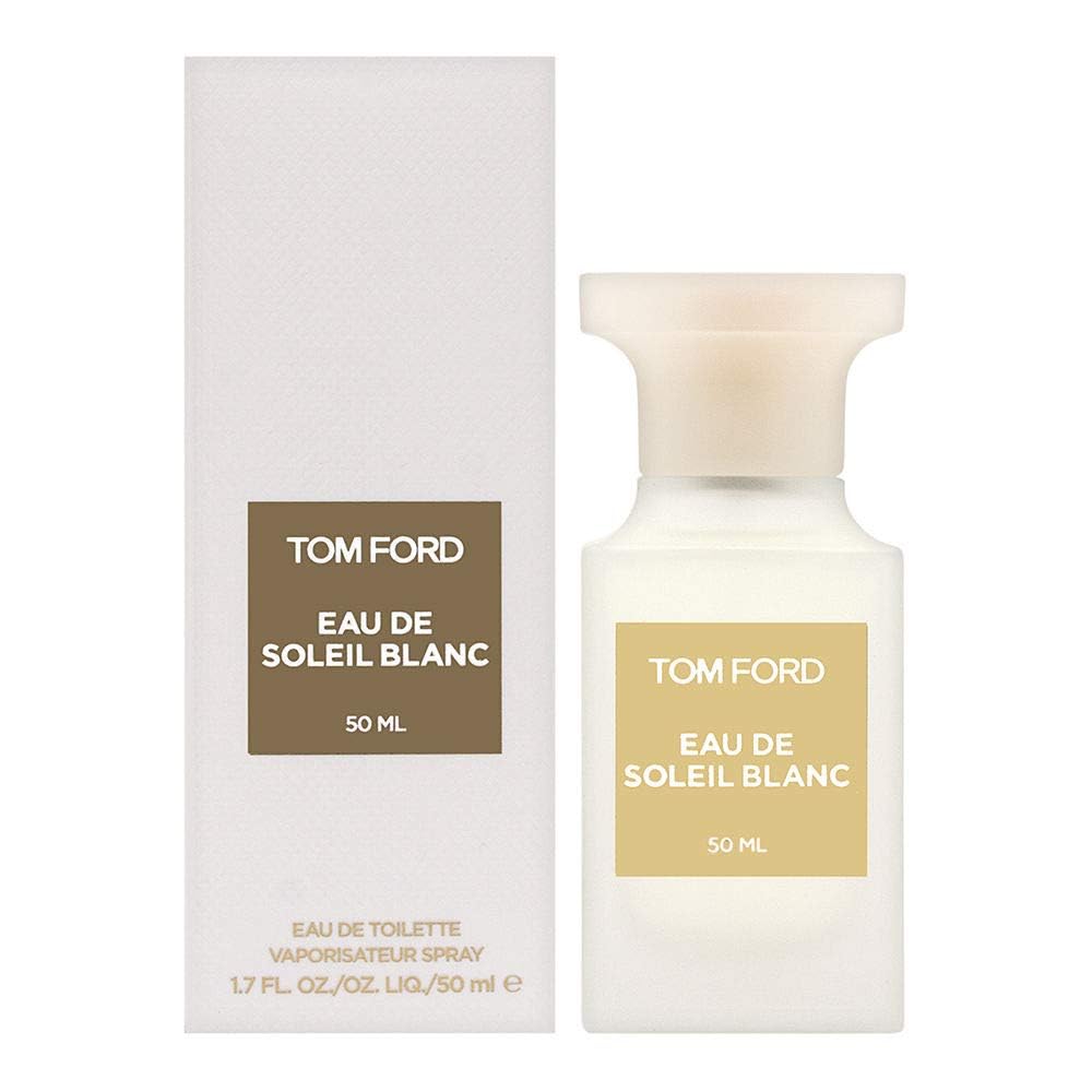 Tom Ford Eau de Soleil Blanc Eau de Toilette Spray 3.4 oz - Summer Citrus Floral Perfume for Women, Daytime & Evening Wear, Luxury Fragrance Gift