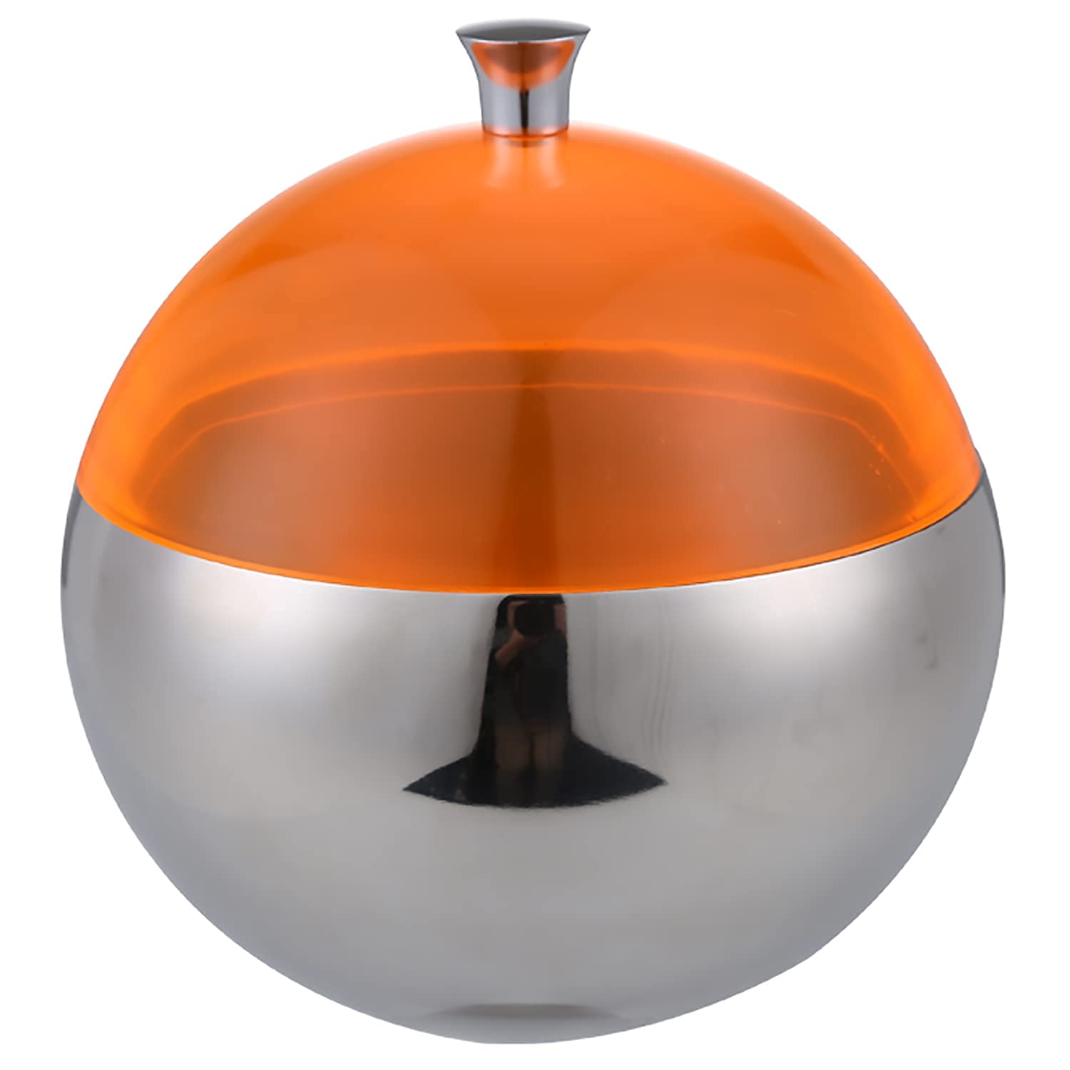 Insulated Ice Bucket with Tongs & Lid - Stainless Steel Ball Ice Bucket for Bar, Party, Camping & Outdoor Entertaining - Perfect for Chilling Drinks, Wine & Cocktails