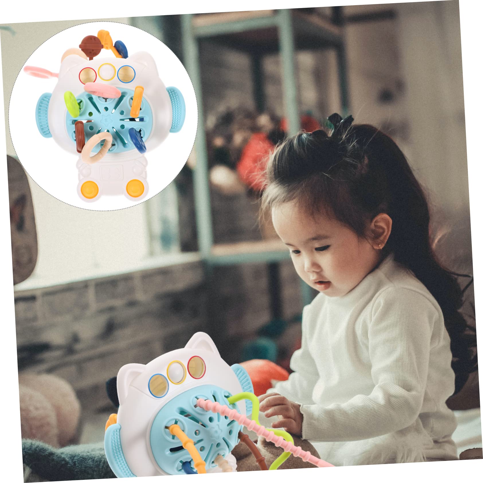 VICASKY 2-Pack Drawstring Bath Toys for Kids - Sensory & Calming Plastic Water Play Toys for Toddlers | Bathtub Fun, Pool Time & Stress Relief Play