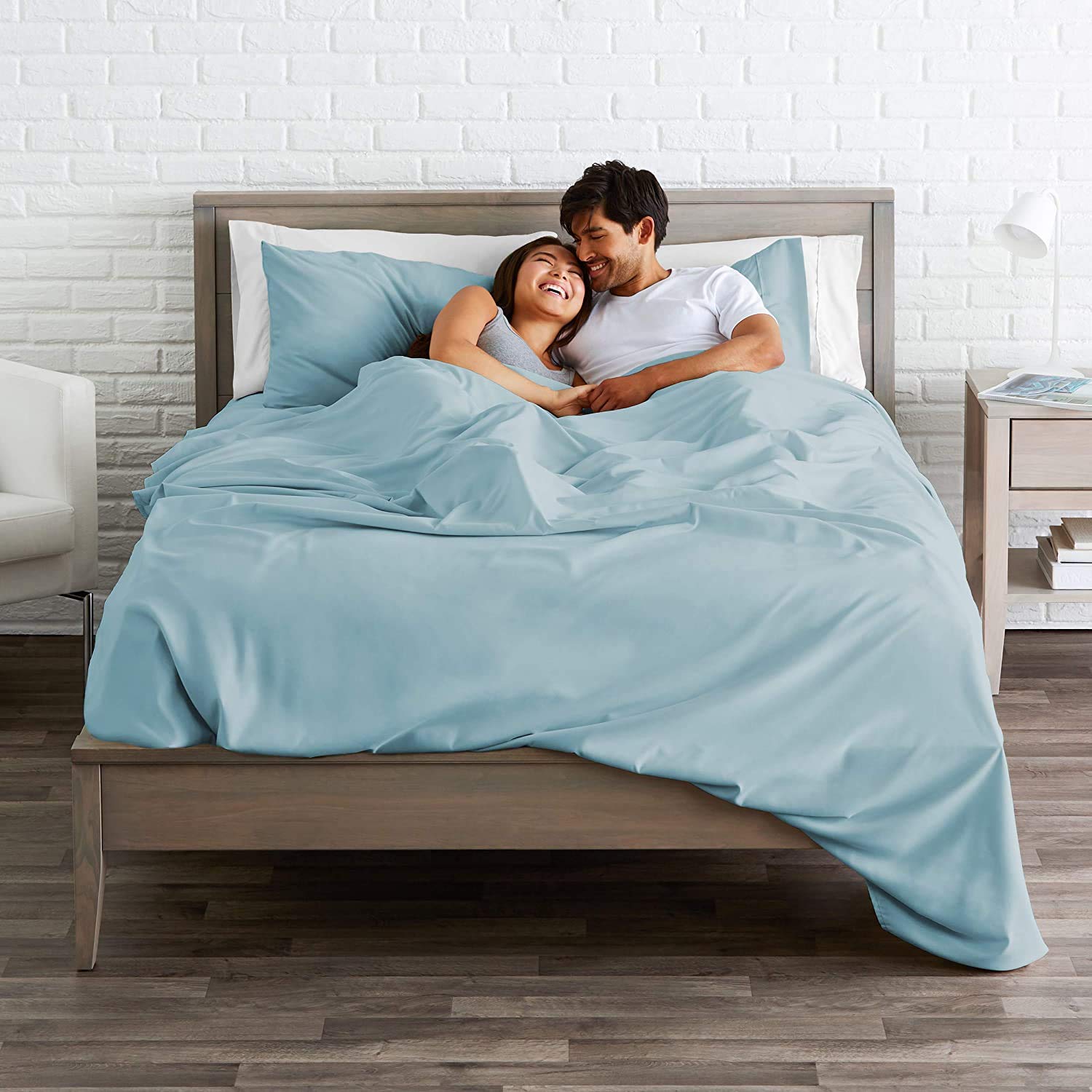 600 Thread Count Percale Cotton Sheets for Full Size Bed - Breathable, Soft & Durable Full Size Bed Sheets with Deep Pockets - 4-Piece Set (Fitted Sheet, Flat Sheet, 2 Pillowcases) - Perfect for Hot Sleepers & All-Season Comfort