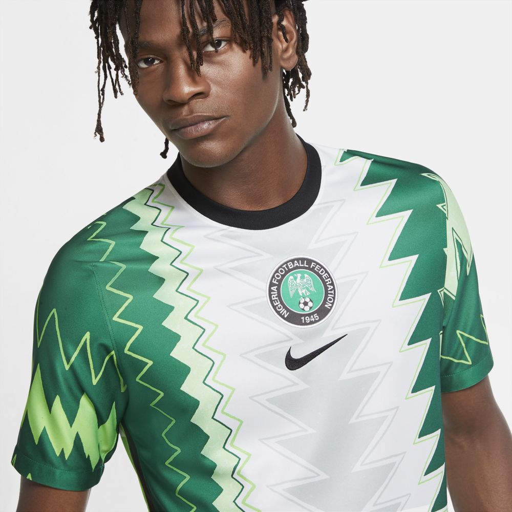 Nike Nigeria 2020 Stadium Home Men's Soccer Jersey - Authentic Football Shirt for Fans & Players - Perfect for Matchdays, Training & Casual Wear