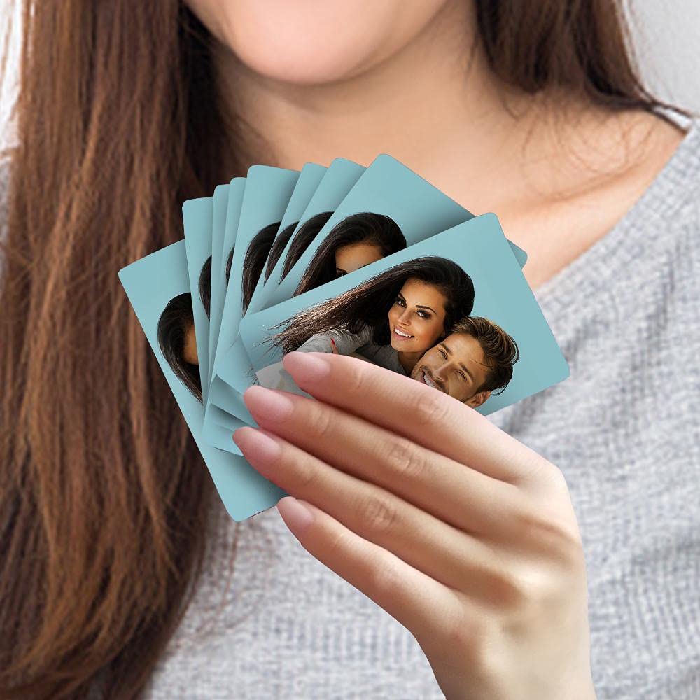 Custom Photo Playing Cards - Personalized Poker Size Deck with Your Image | Casino, Game Night & Gift Ideas