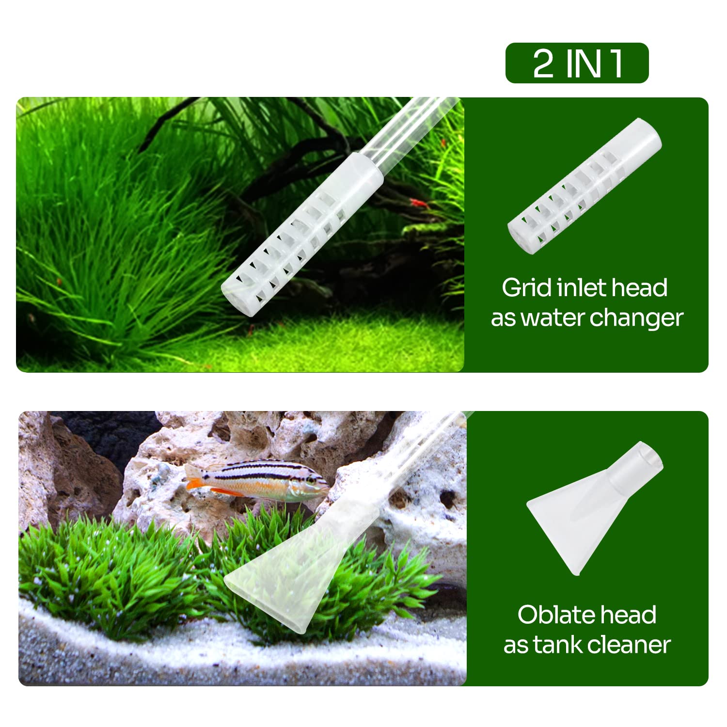 REPTIZOO 15 Gallon Glass Reptile Terrarium Tank - 12