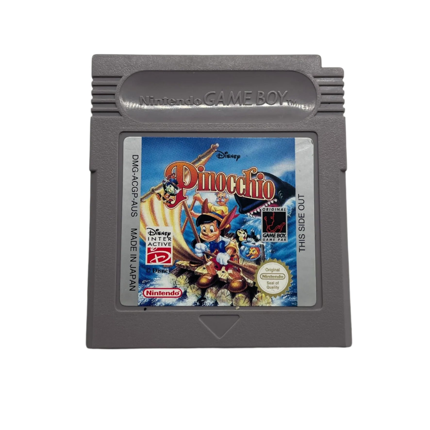 Original Disney Pinocchio Nintendo Game Boy Game Cartridge - PAL Version | Retro Gaming Collectible for Disney Fans & Classic Game Boy Enthusiasts | Perfect for Nostalgic Gaming & Vintage Collections