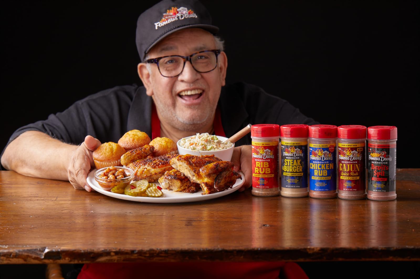 Famous Dave's Chicken Rub Seasoning - 14 Pack (73.5 oz) | Premium BBQ Spice Blend for Grilling, Roasting & Smoking | Perfect for Chicken, Pork & Ribs