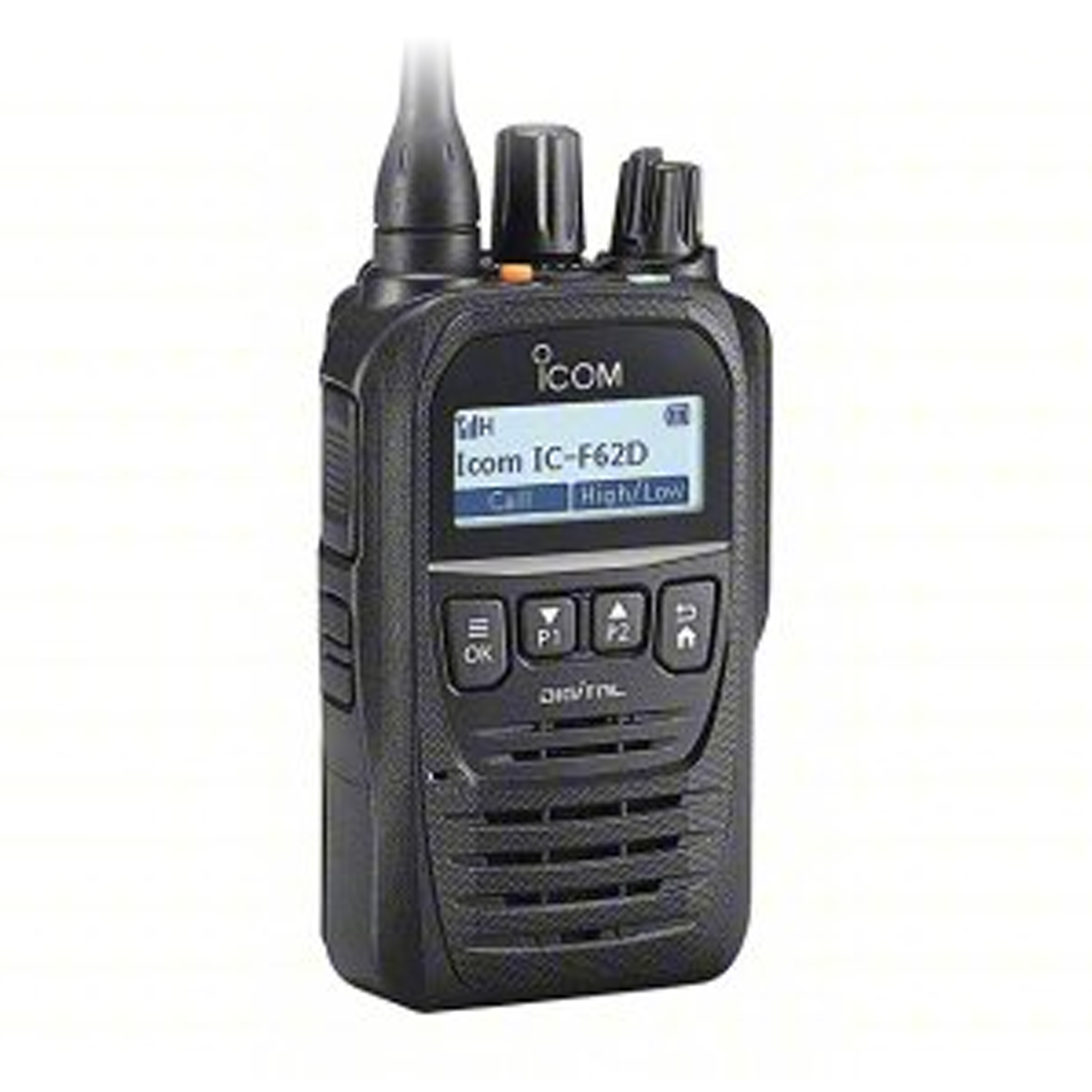 Icom F62D UHF Portable Two-Way Radio with Bluetooth - Long Range Walkie Talkie for Outdoor Adventures, Construction Sites & Emergency Communication