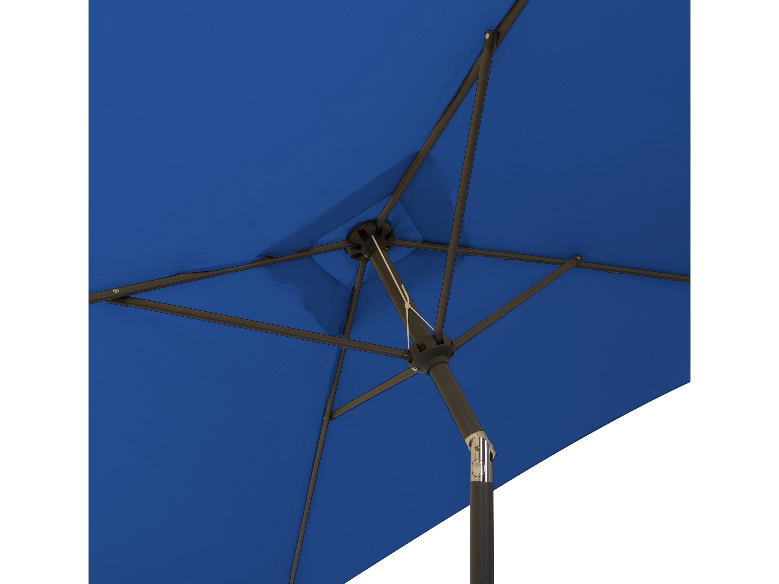 9ft Square Cobalt Blue Patio Umbrella - Outdoor Sun Shade for Pool, Deck, Garden & Backyard - Waterproof & UV Protection