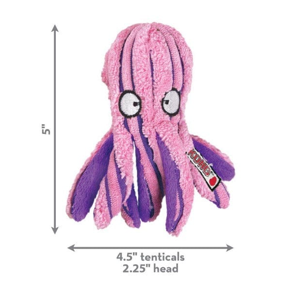 KONG Cuteseas Octopus Cat Toy - Interactive Plush Catnip Toy for Indoor Cats, Fun Playtime for Kittens & Adult Cats - Perfect for Play, Exercise & Stress Relief
