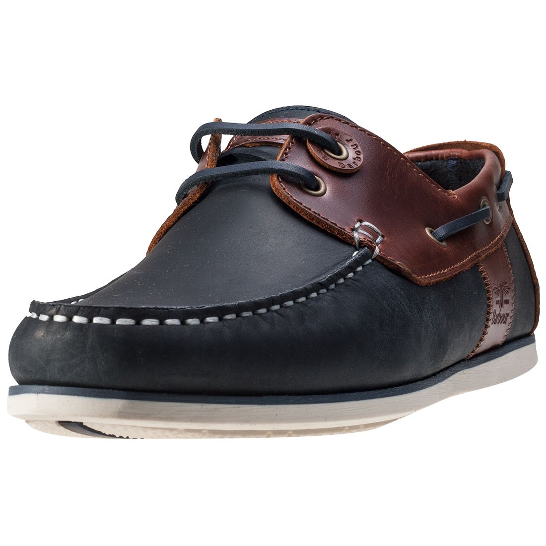 Men's Barbour Capstan Leather Boat Shoes - Breathable Summer Moccasins for Casual Wear & Holiday Outings | Perfect for Beach Vacations, Yachting, and Weekend Getaways