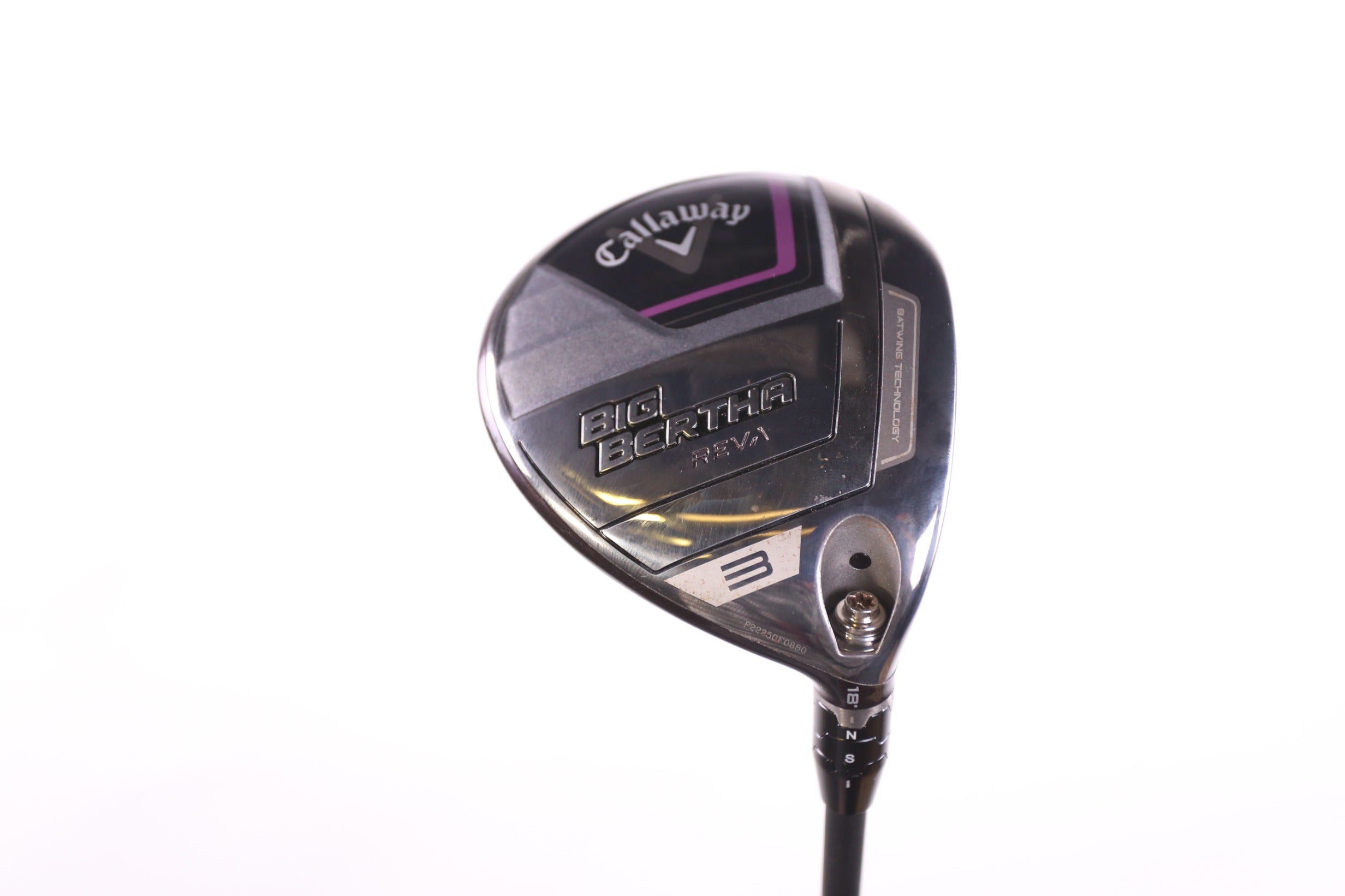 Used Callaway Big Bertha REVA 23 3 Wood Golf Club - Right Handed 18° Light Flex - Perfect for Women & Senior Golfers on Fairway Shots