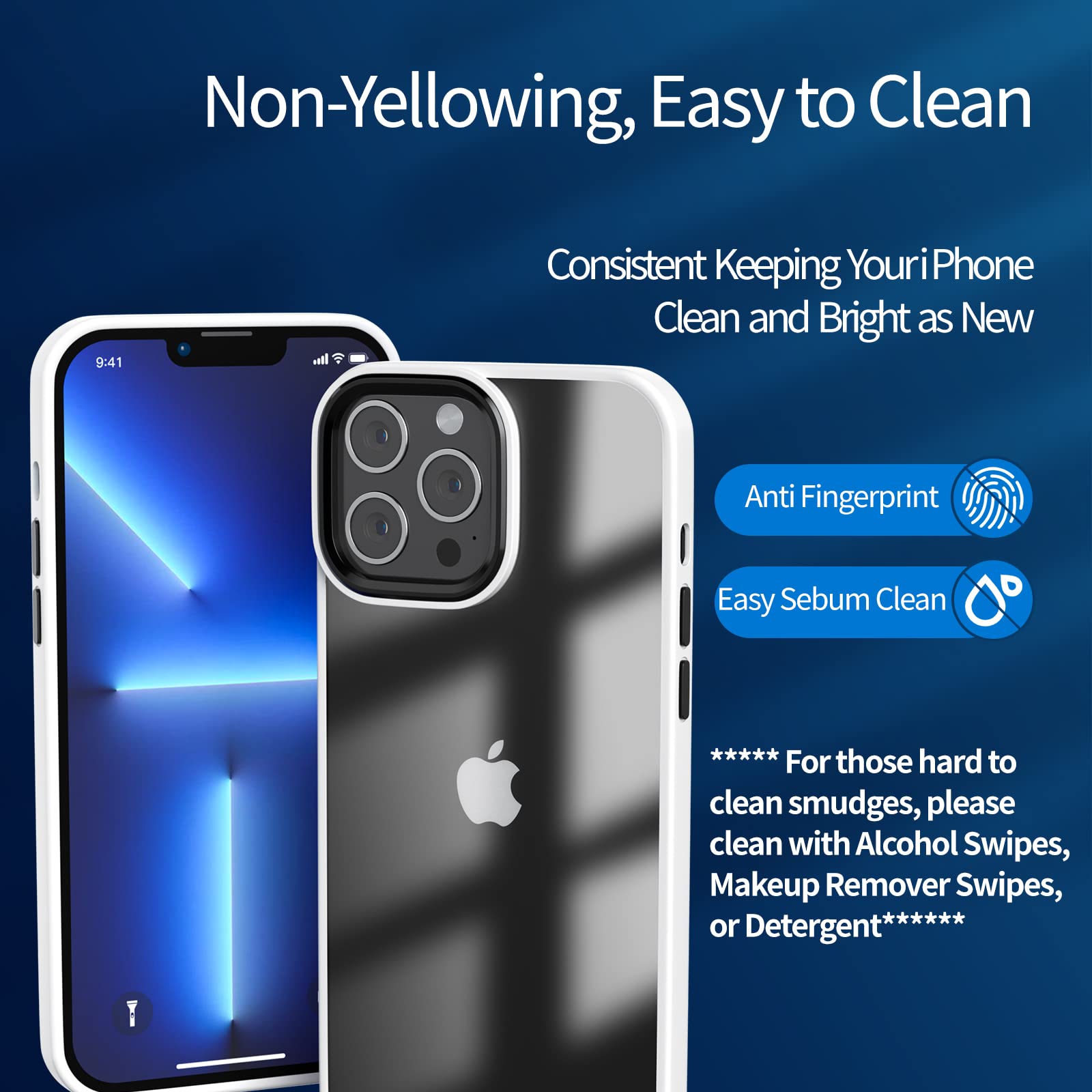 Slim Shockproof Clear Phone Case for iPhone 13 Pro Max 6.7