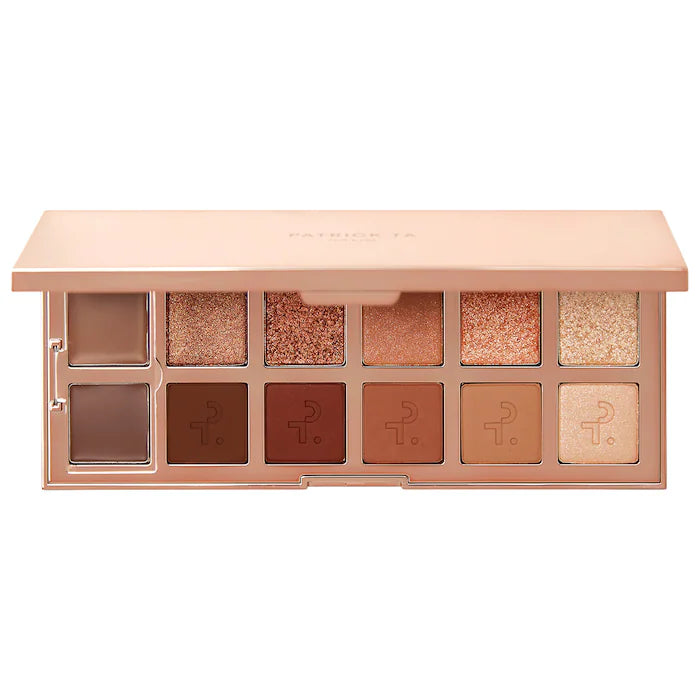 Patrick TA Major Dimension Eyeshadow Palette - Highly Pigmented, Long-Lasting Matte & Shimmer Shades for Professional Eye Makeup | Perfect for Day to Night Looks, Special Occasions & Makeup Artists