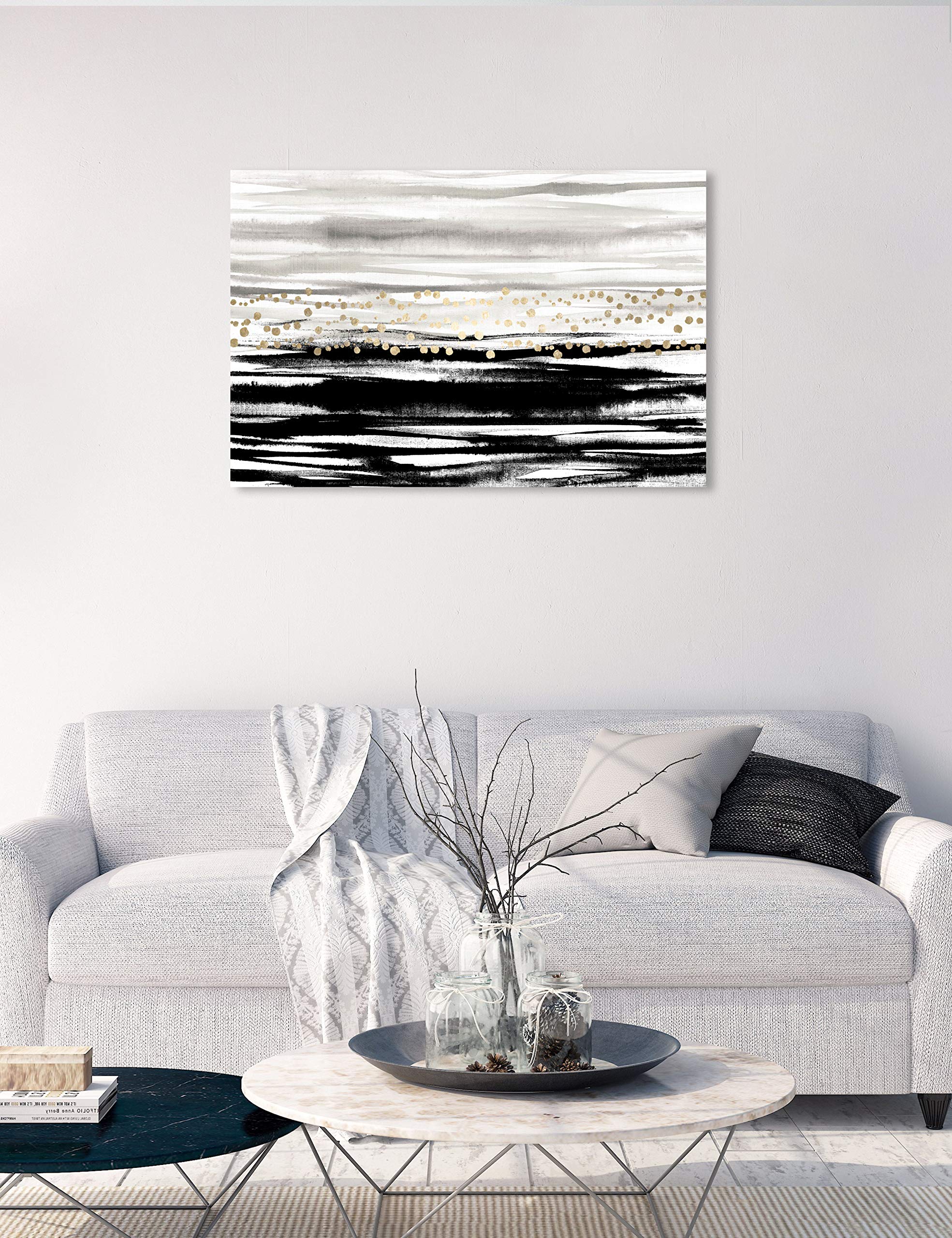Abstract Wall Art Canvas Prints 'Savannah View' - 36