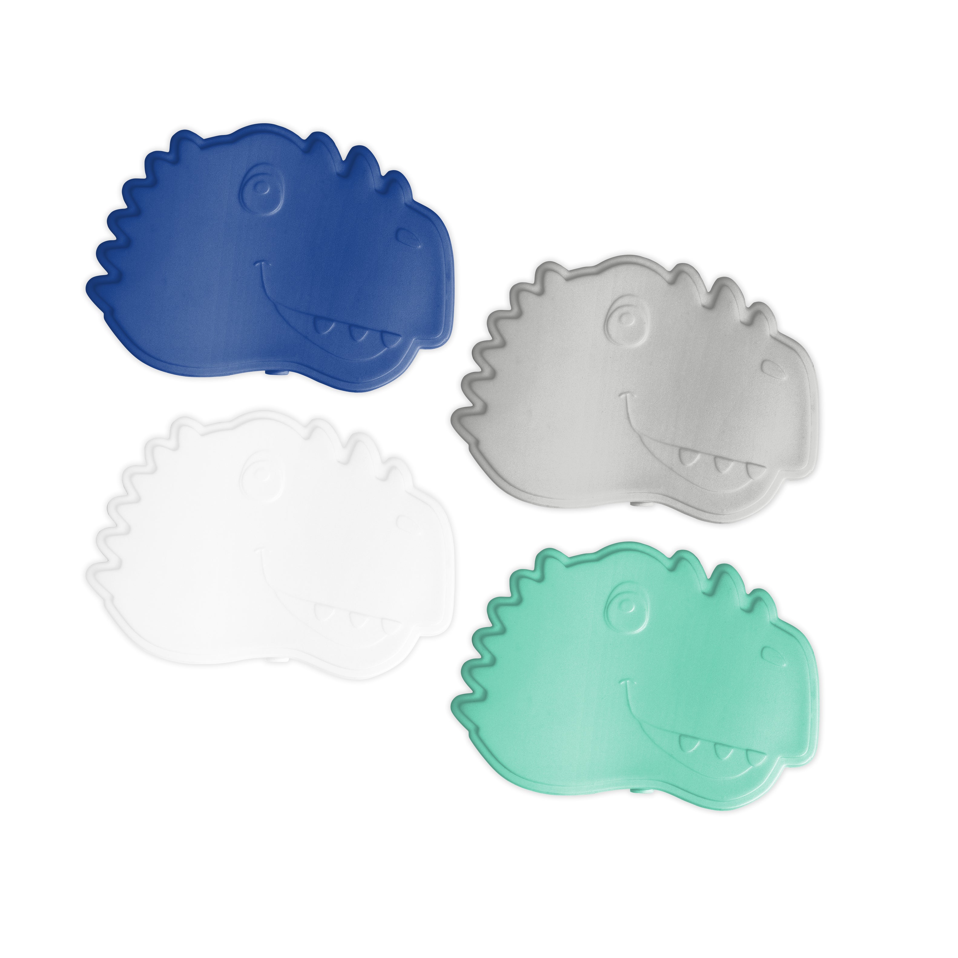 4 Pack Reusable Character Ice Packs for Kids Lunch Boxes, Injuries & Pain Relief - Fun & Safe Cooling Gel Packs for School, Sports & First Aid