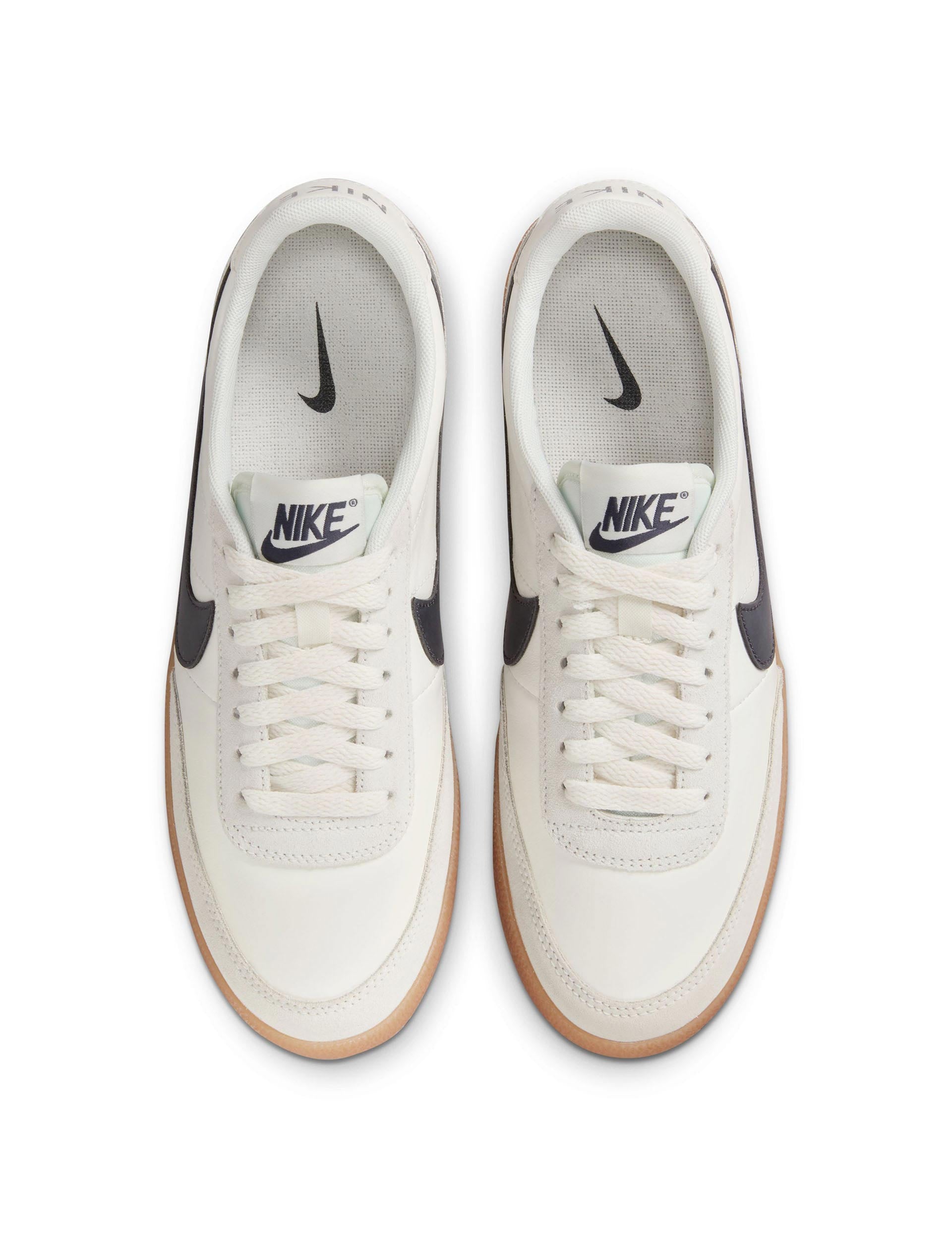 Nike Killshot 2 Leather Sneakers - Sail/Gum Yellow/Oil Grey | Classic Retro Style for Men | Perfect for Casual Wear, Office & Street Fashion
