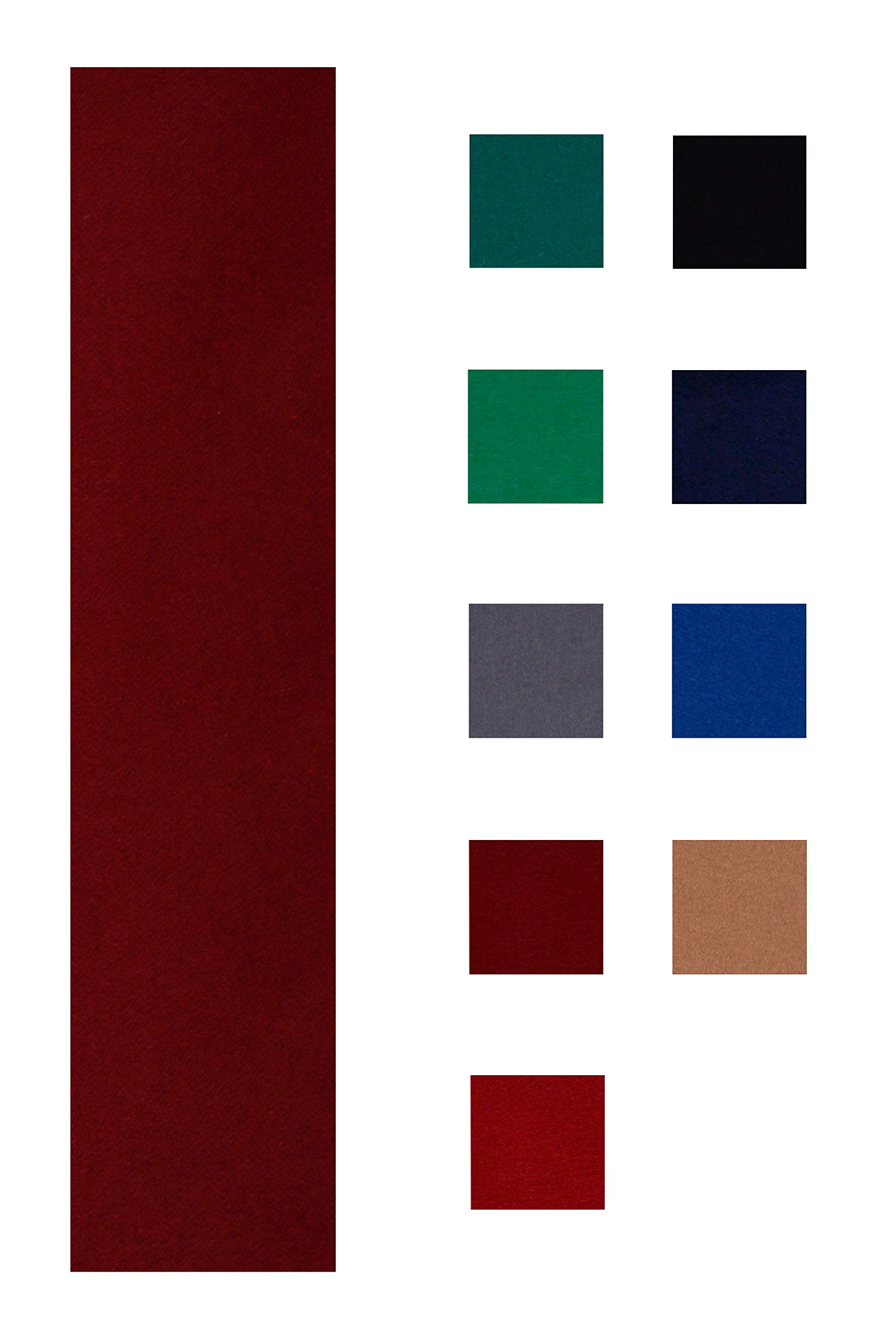 Accuplay 20 oz Pre-Cut Pool Table Felt - Premium Billiard Cloth for 7, 8 & 9 Foot Tables (English Green, Spruce Green, Blue, Navy, Red, Burgundy, Gray, Tan, Black) - Perfect for Home Game Rooms, Bars & Professional Tournaments
