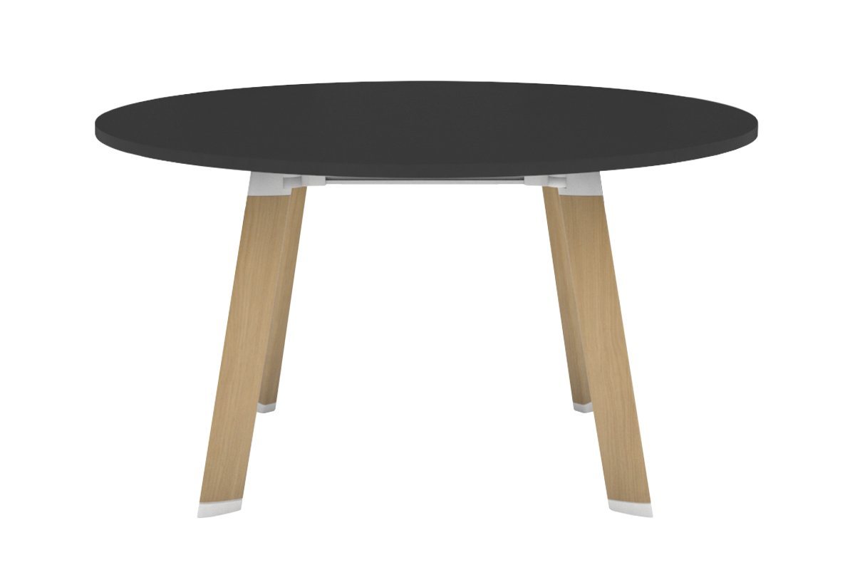 Round Switch Table Frame with Wood Imprint - Perfect for Living Room, Bedroom, and Office Décor