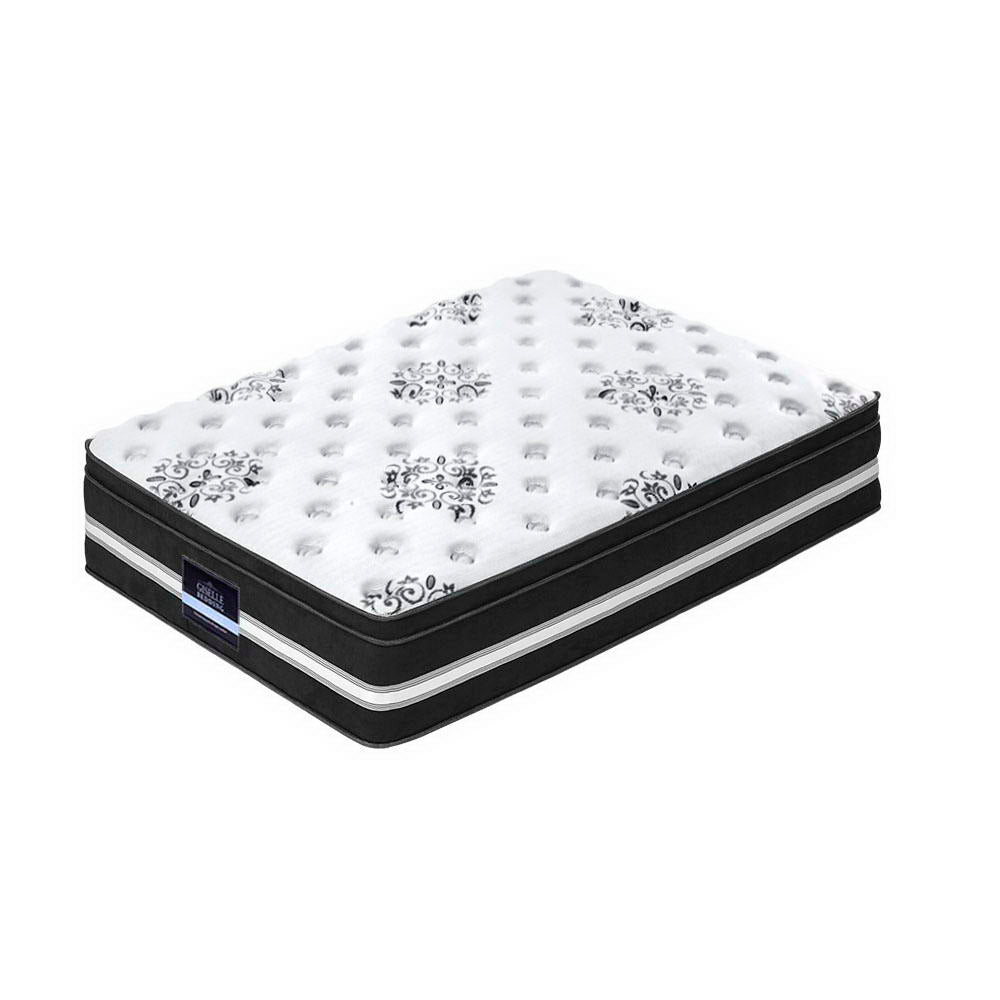 Donegal Euro Top Cool Gel Pocket Spring Mattress - 34cm Thick King Single Size | Premium Cooling Support for Hot Sleepers & Back Pain Relief - Ideal for Master Bedrooms, Guest Rooms & Dormitories