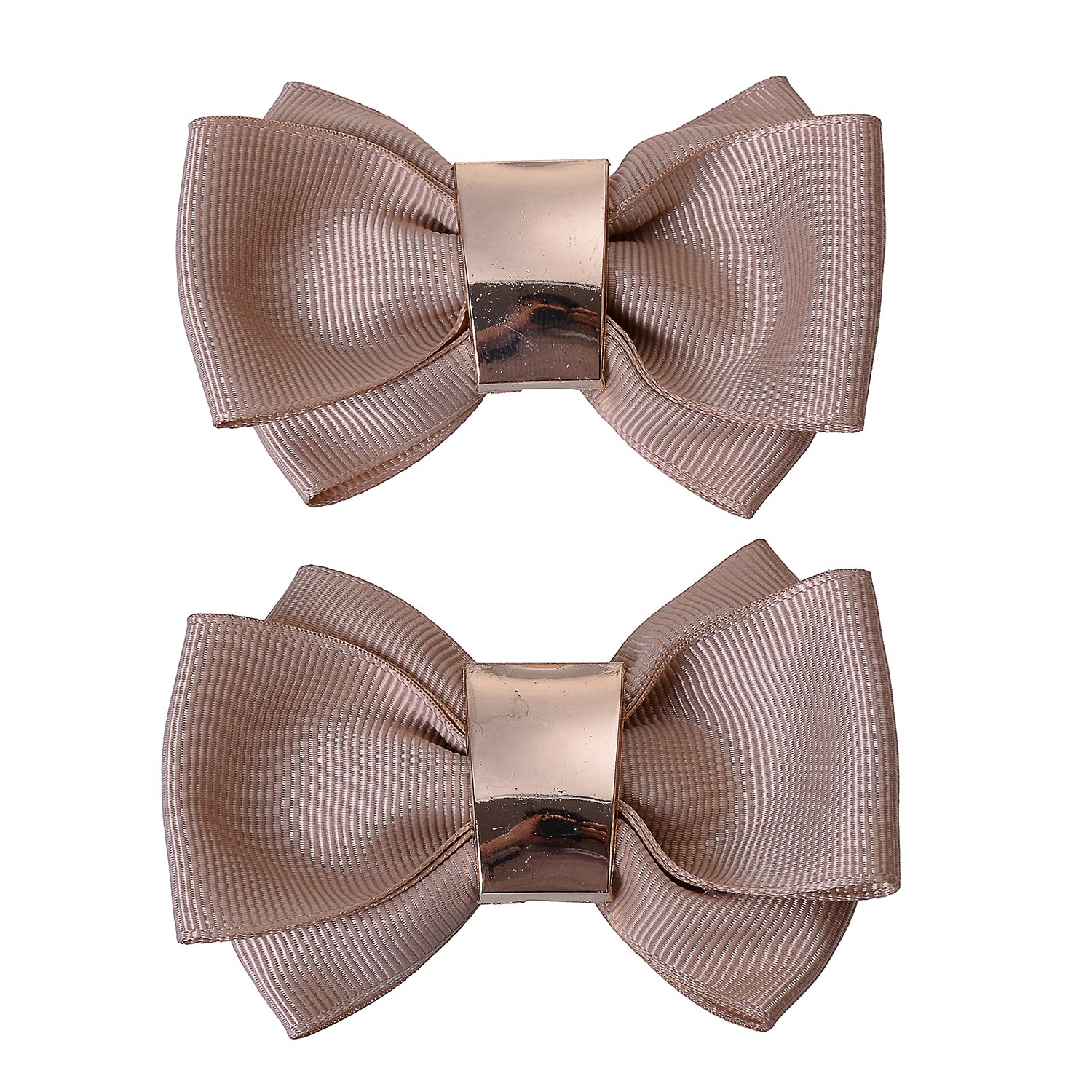 Elegant Women's High Heel Shoe Clips with Bow Charm - Fashionable Foot Jewelry Accessories for Parties, Weddings & Special Occasions