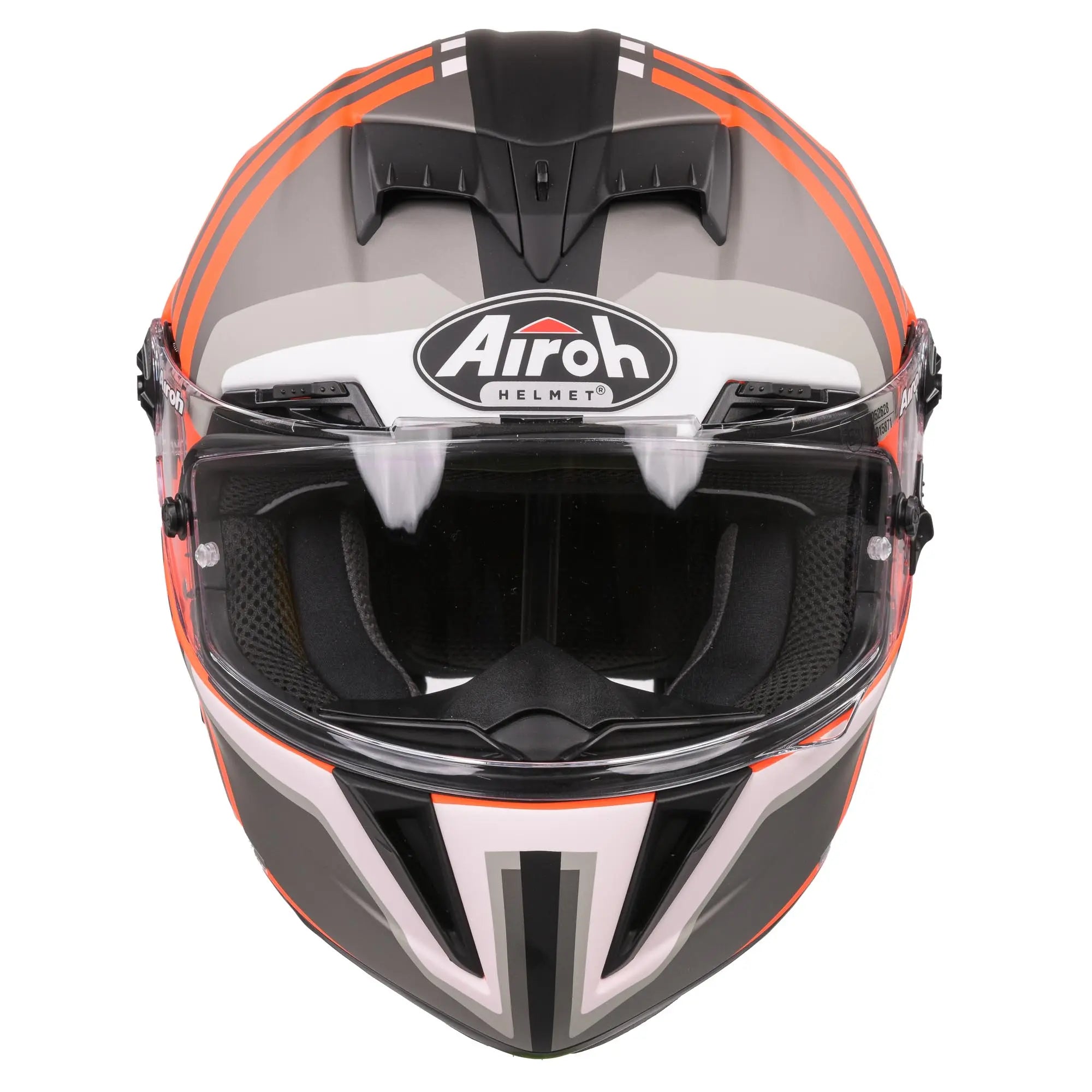Airoh GP 550 S Matt Skyline Orange Motorcycle Helmet - Lightweight DOT Certified Full Face Helmet for Street Bike & Racing - Perfect for Urban Commuting & Track Days