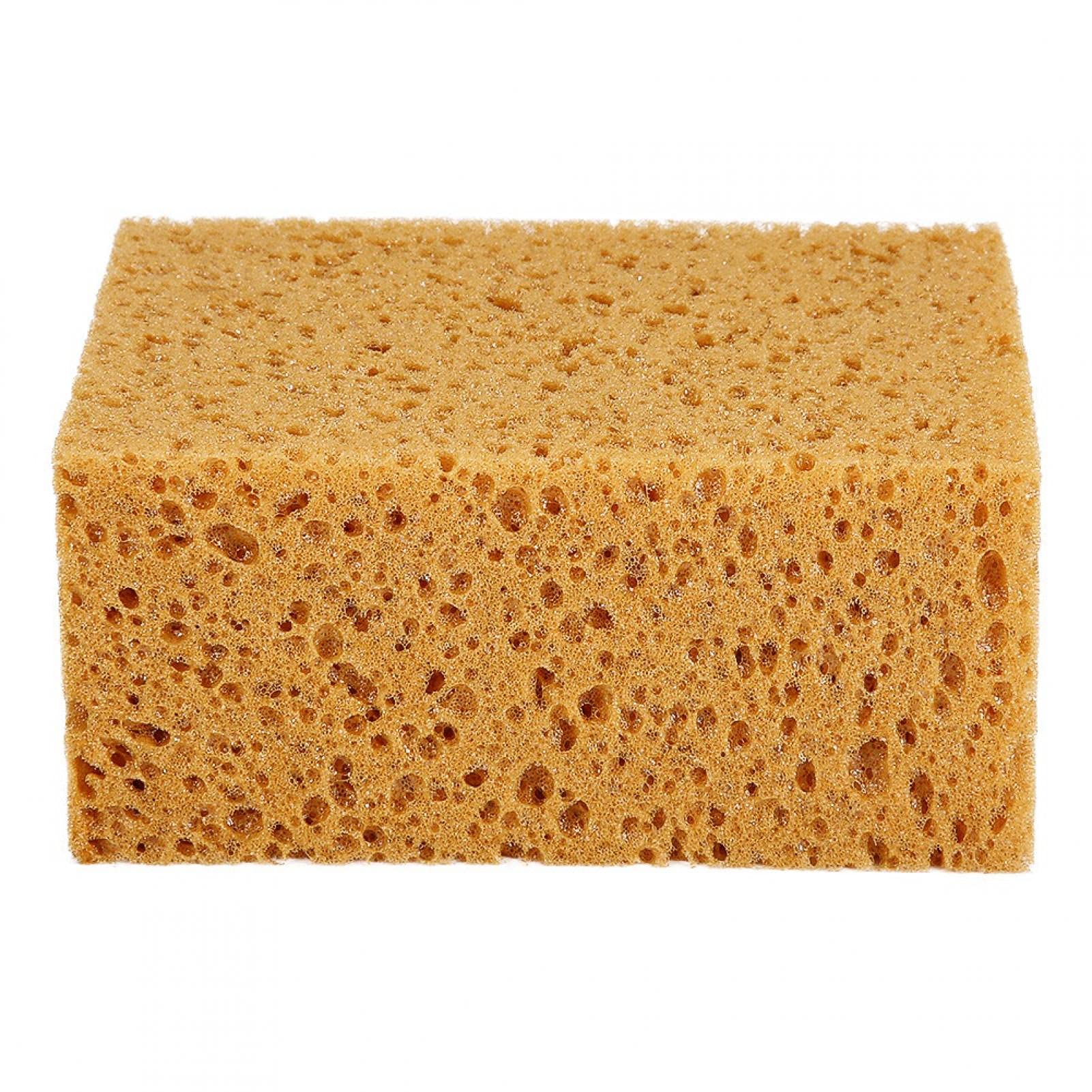 Premium Car Wash Sponge - Non-Slip Square Handheld Sponge for Auto, Motorcycle & Vehicle Cleaning | Comfortable Car Detailing Supplies (1pc) - Perfect for Hand Washing, Wax Application & Spot Cleaning