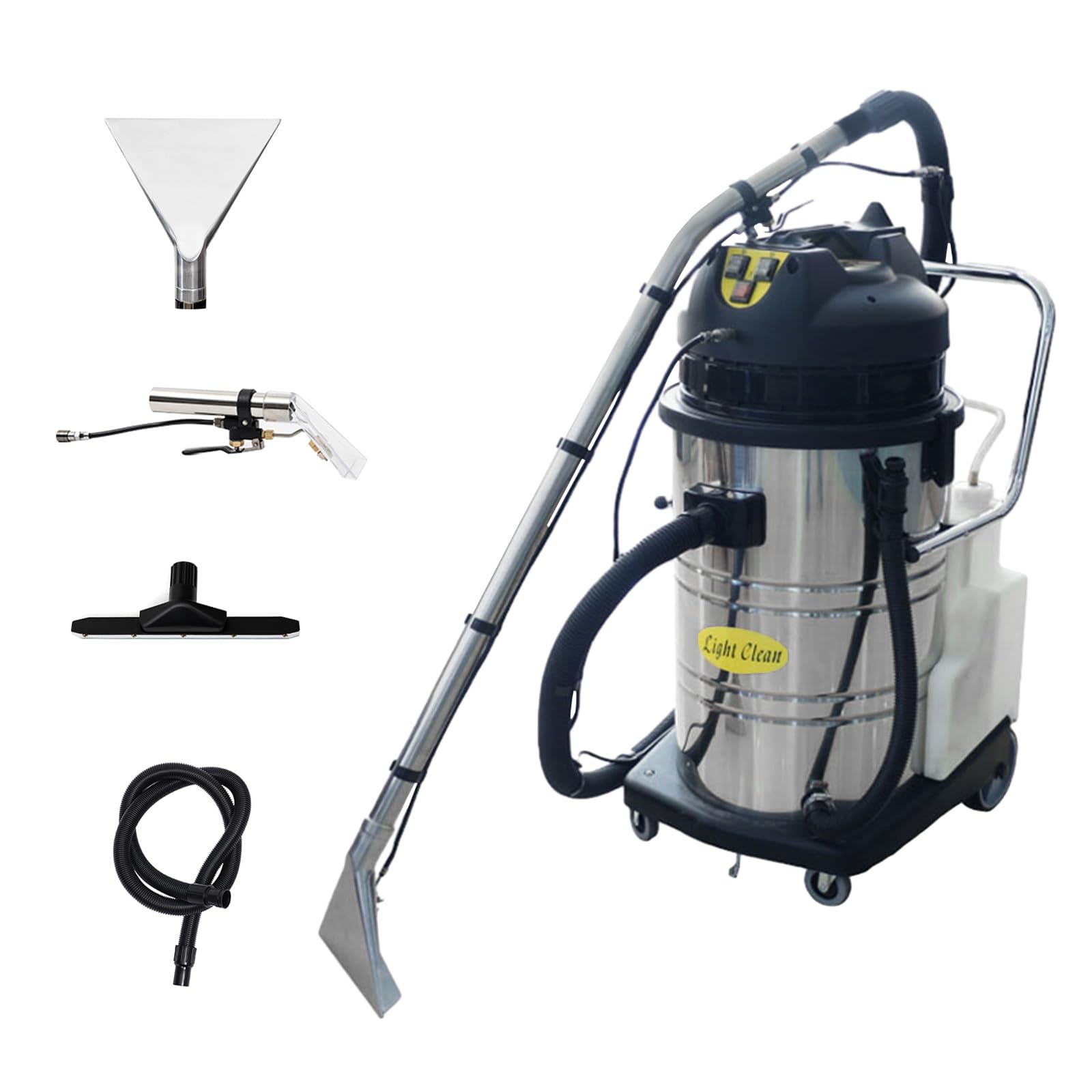 Commercial & Household Carpet Cleaning Machine - 60L Portable Vacuum Cleaner with Strong Suction | Pet Stain Remover & Carpet Shampoo | Ideal for Indoor Carpets, Upholstery & Pet Hair Removal | Perfect for Home, Office & Commercial Use