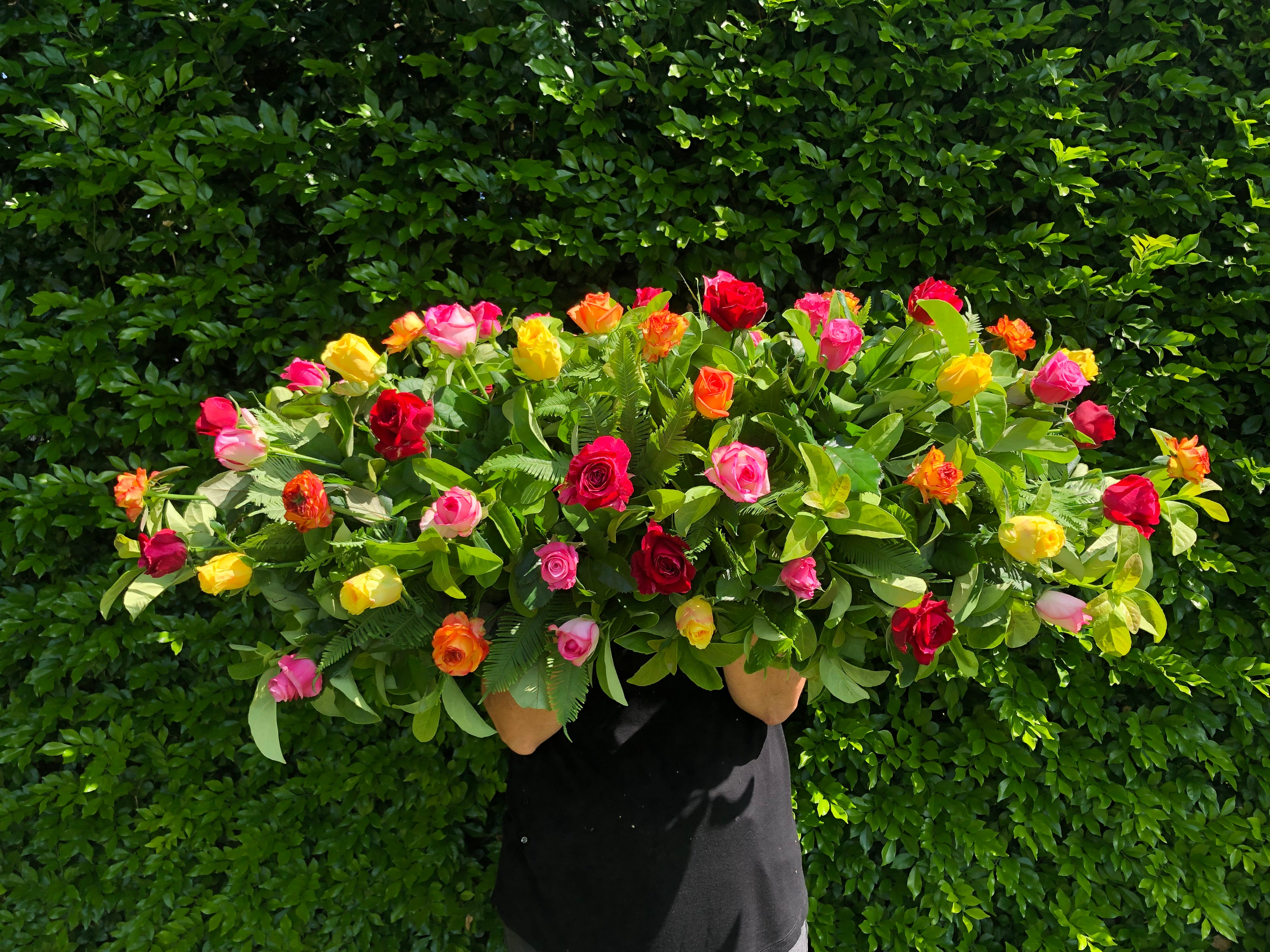 Mixed Rose Casket Spray - Elegant Funeral Floral Arrangement for Memorial Services & Sympathy Tributes